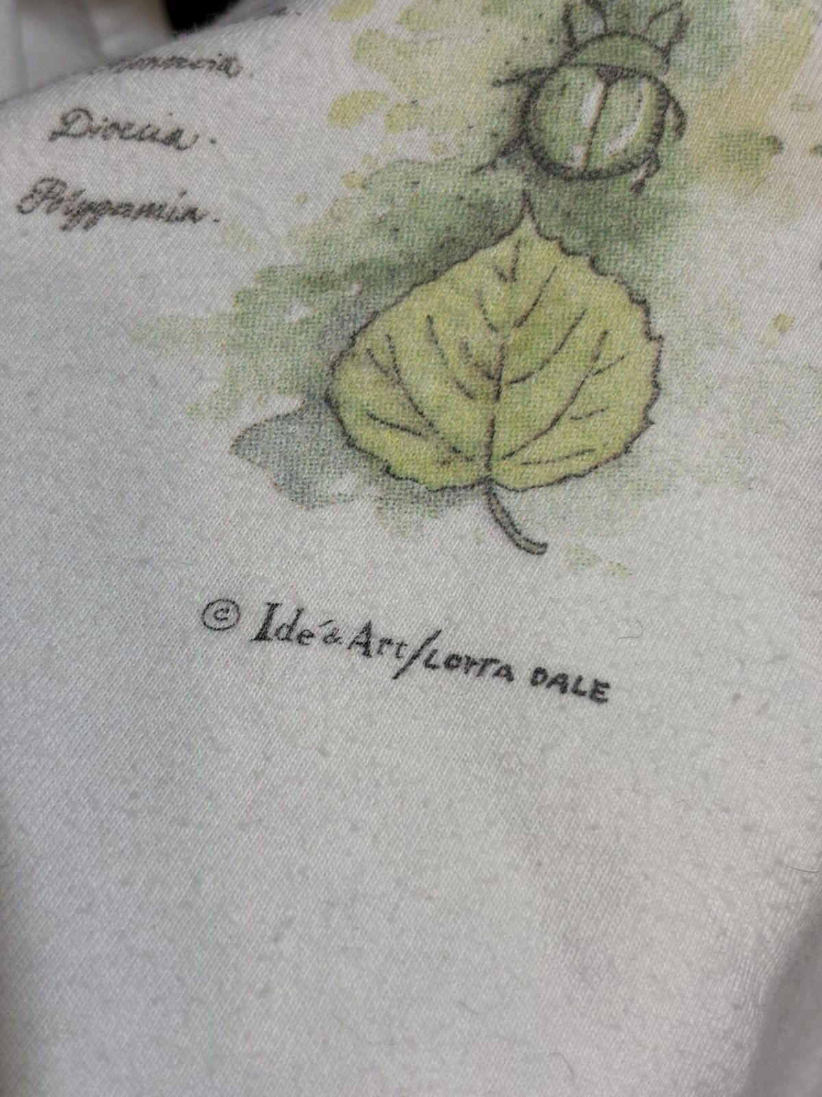 Vintage Rare VTG Linnaeus Methodus Plantarum Tee Lotta Dale Science Size US L / EU 52-54 / 3 - 8 Thumbnail