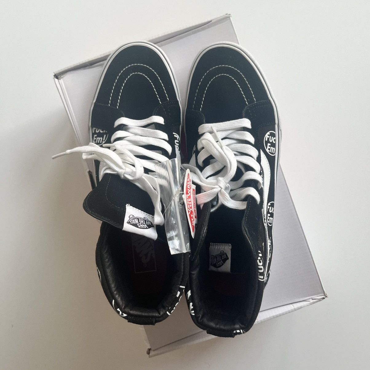 Supreme × Vans Supreme Vans Sk8-Hi Fuck’Em US10.5 Black Size US 10.5 / EU 43-44 - 4 Thumbnail