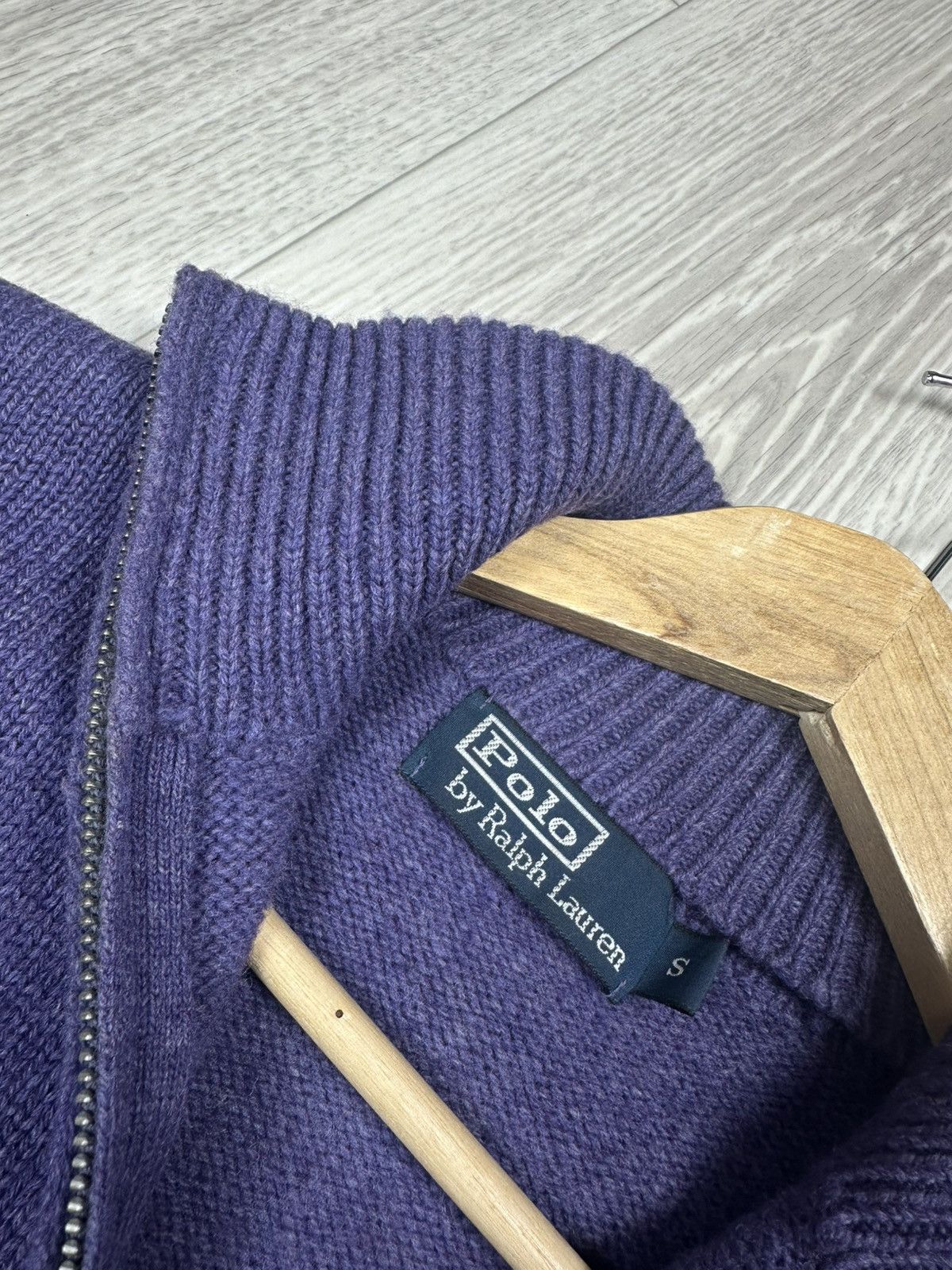 Polo Ralph Lauren × Vintage Vintage Polo Ralph Lauren 1/4 Zip Knit Sweater Size US S / EU 44-46 / 1 - 6 Thumbnail