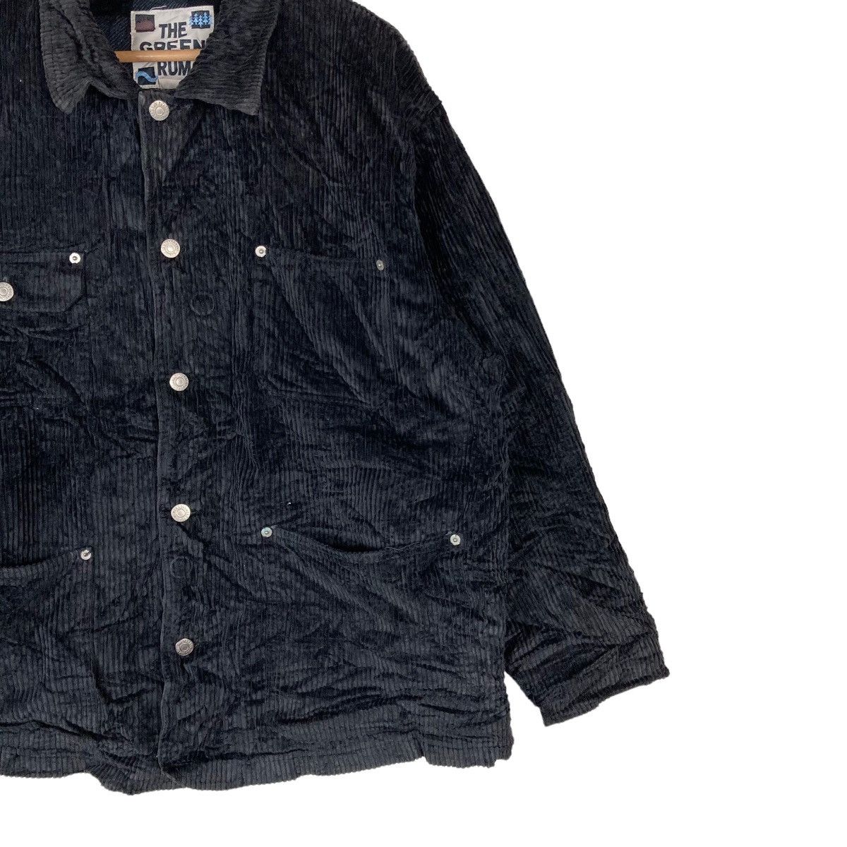 Vintage Vintage The Green Rum Flat Button Corduroy Jacket Size US L / EU 52-54 / 3 - 4 Thumbnail