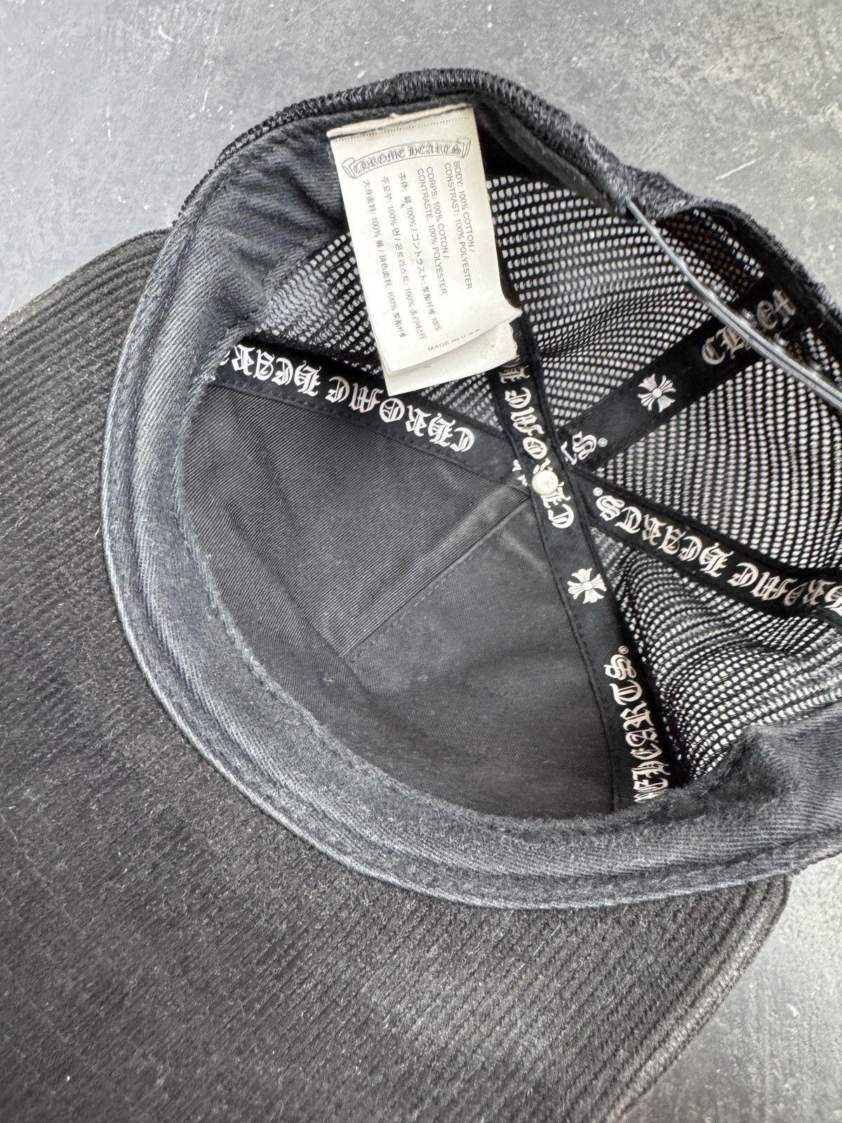 Chrome Hearts Chrome Hearts Suede Trucker Size ONE SIZE - 4 Thumbnail