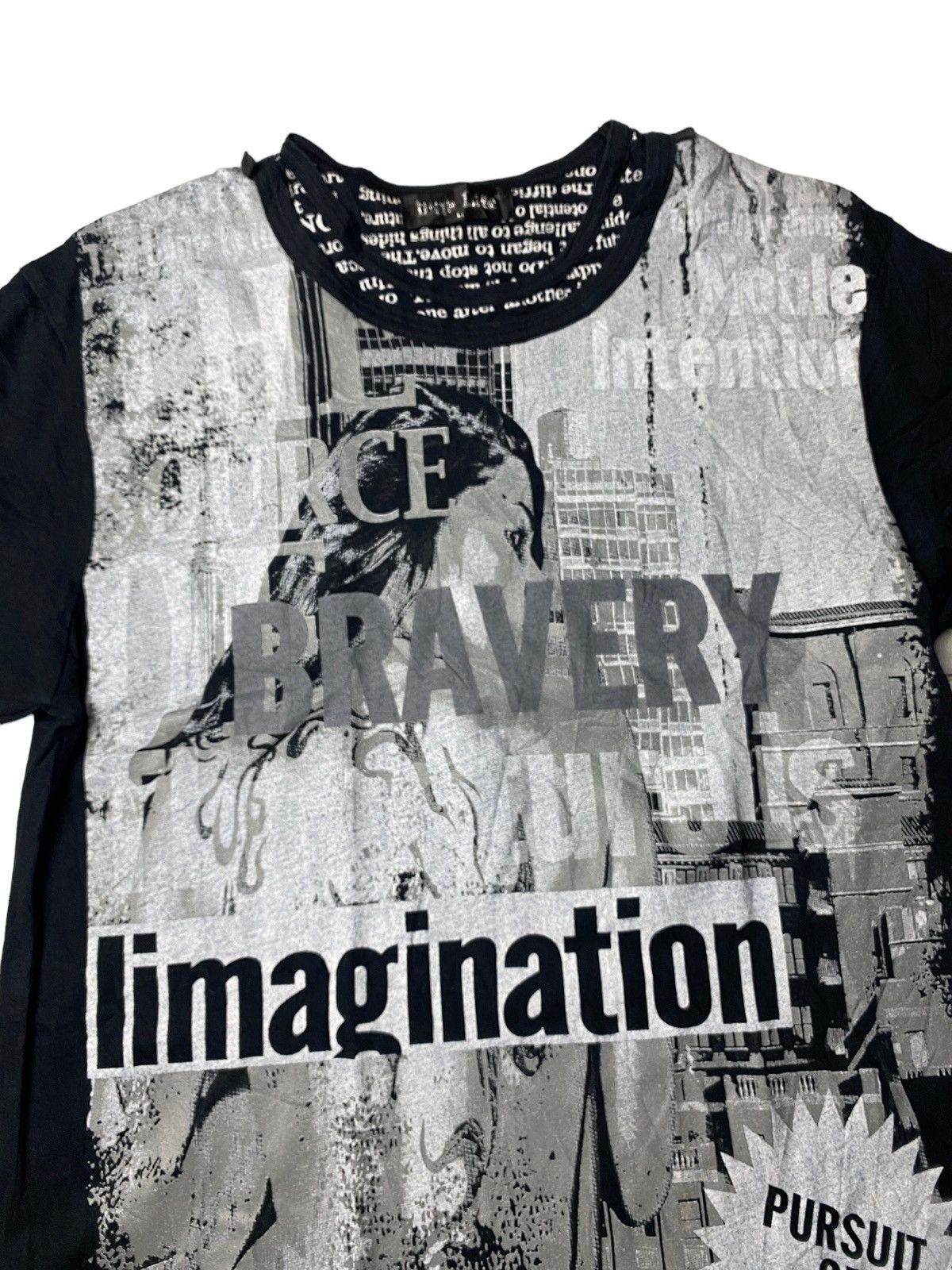 If Six Was Nine 2000's Wildlife Punk Girl Double Layer Tribal Shirt Size US M / EU 48-50 / 2 - 2 Thumbnail