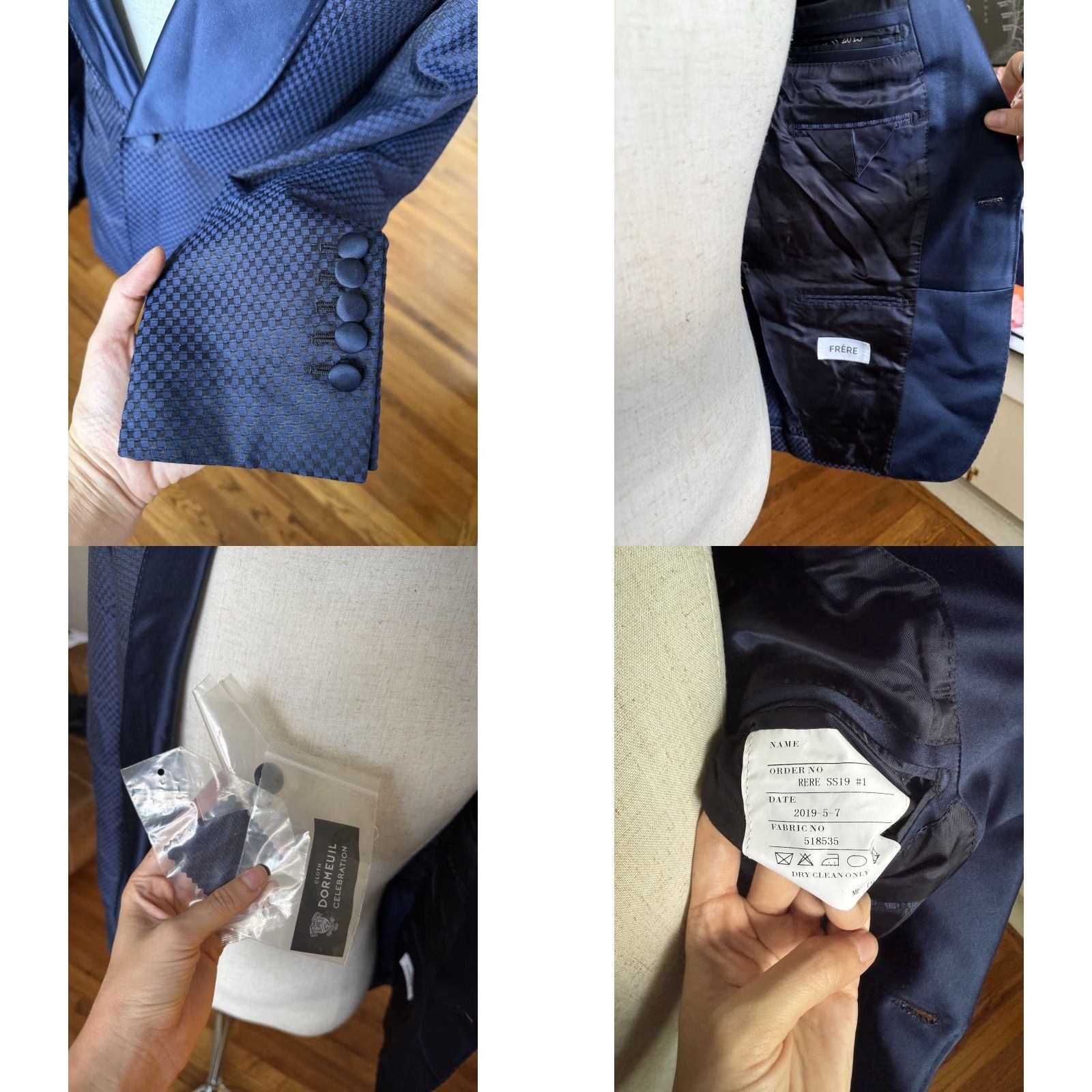 Vintage **Men's Classic Navy Frere Blazer Size 40** User: Men's Classic Navy Frere Blazer Size 40 Size 40R - 8 Thumbnail
