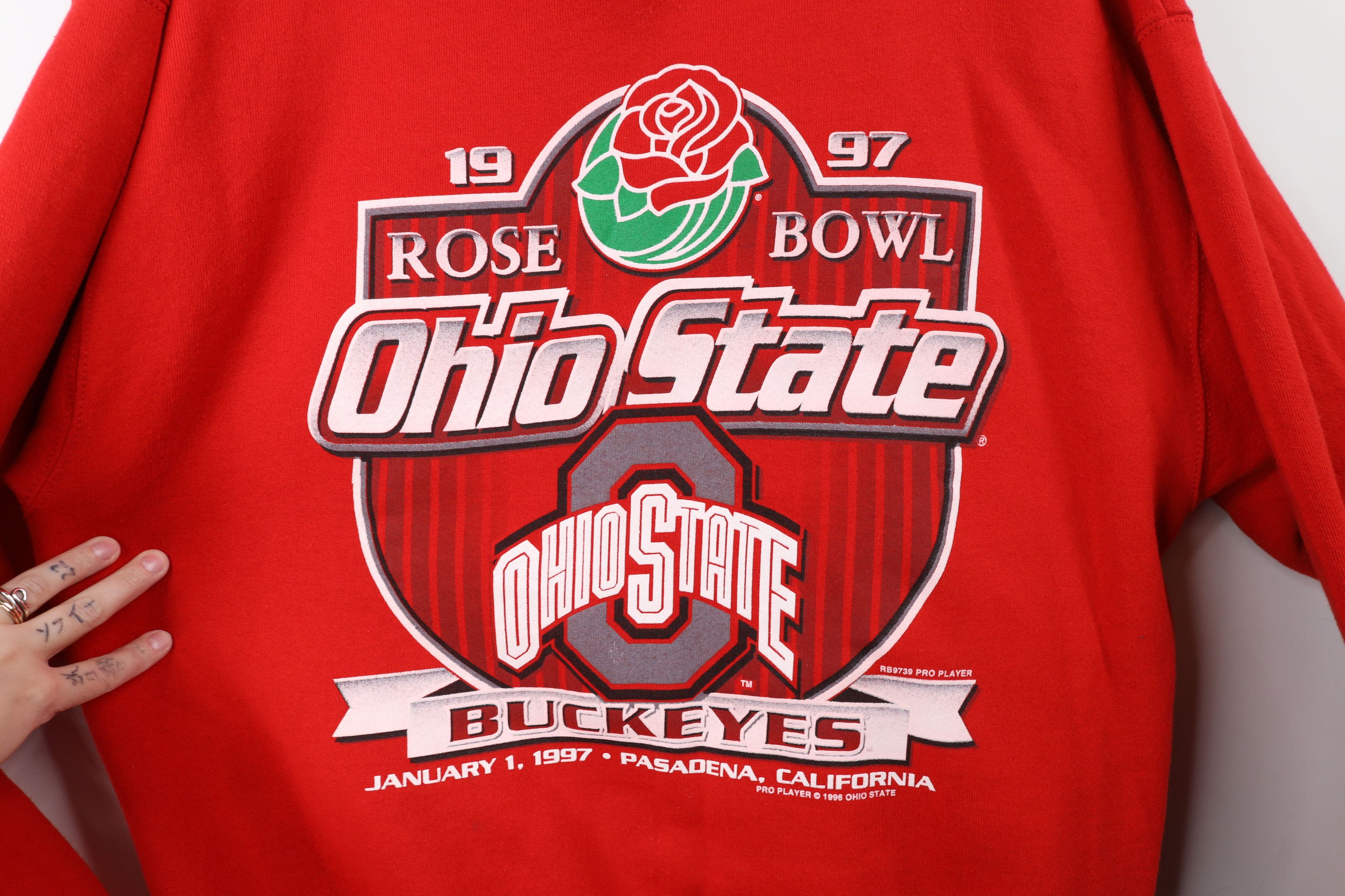 Vintage Vintage 90s Ohio State University Football Sweatshirt USA Size US XL / EU 56 / 4 - 6 Thumbnail