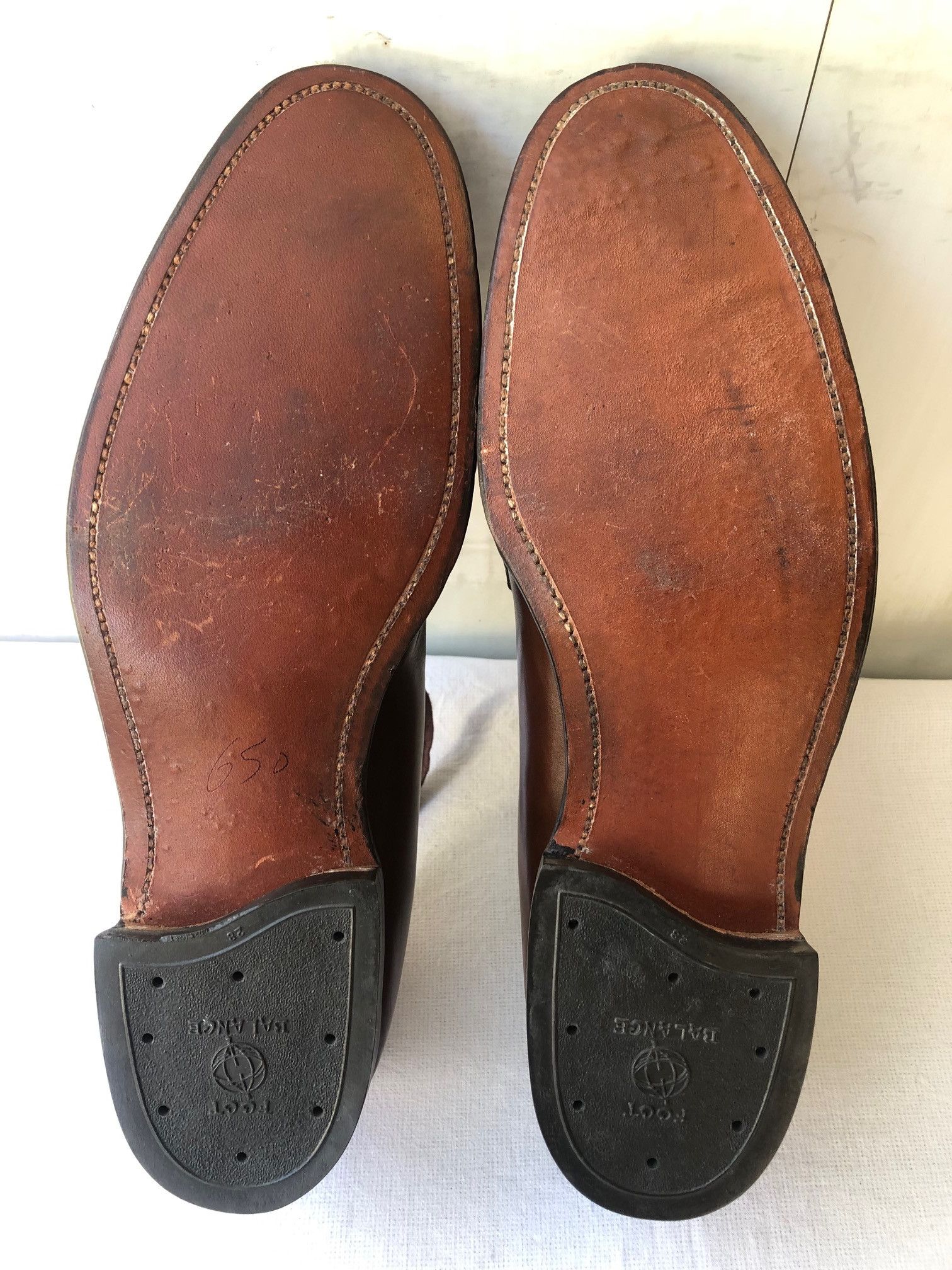 Alden Alden 665 Brown Leather Dress Shoes Size US 12 / EU 45 - 6 Thumbnail