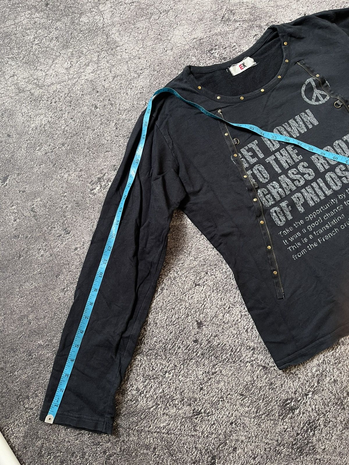 Japanese Brand Y2K EK Ifisixwasnine style long sleeve Size US L / EU 52-54 / 3 - 10 Thumbnail