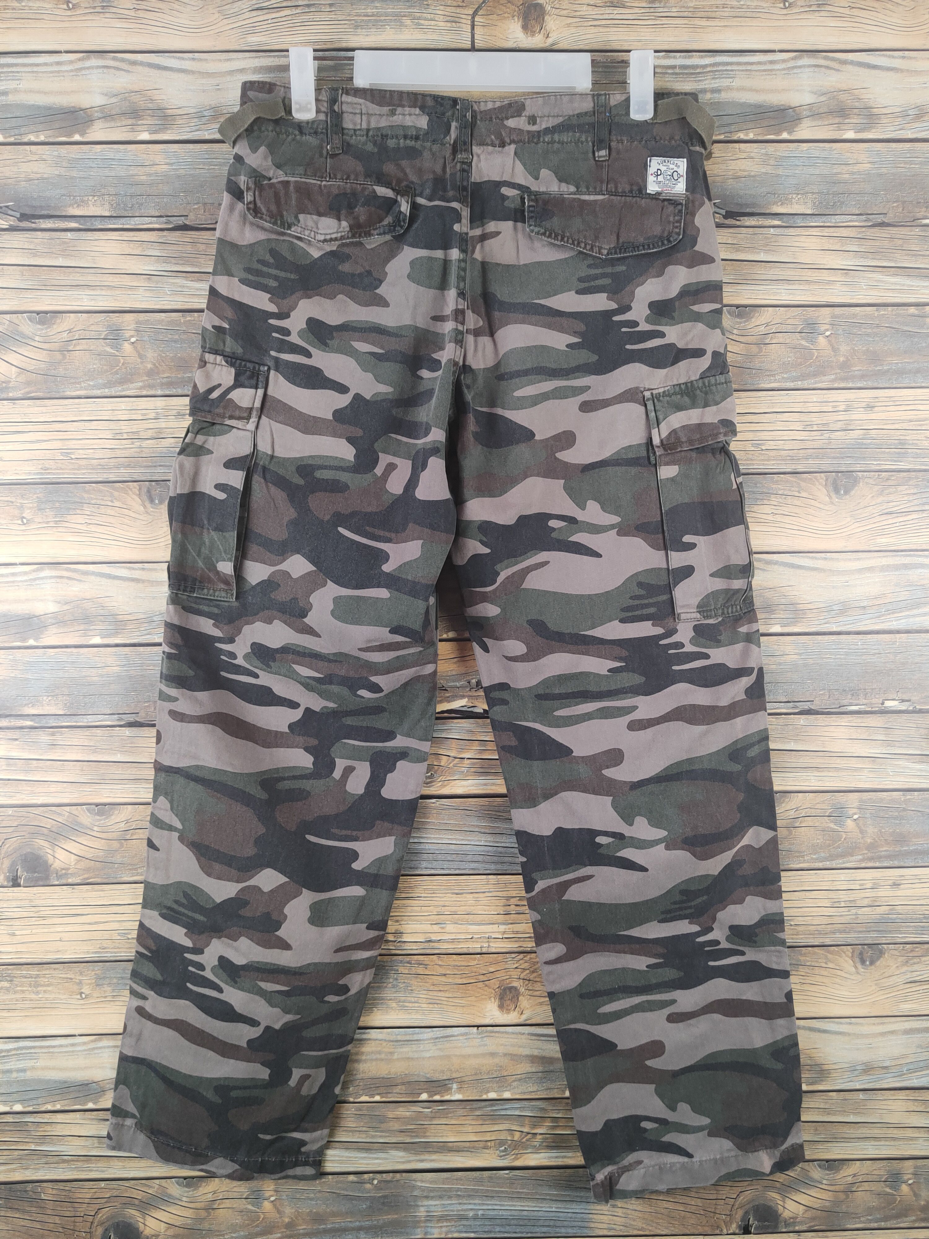 Surplus Research DL Surplus Camouflage Multipocket Cargo Pants #1938 Size US 30 / EU 46 - 7 Thumbnail