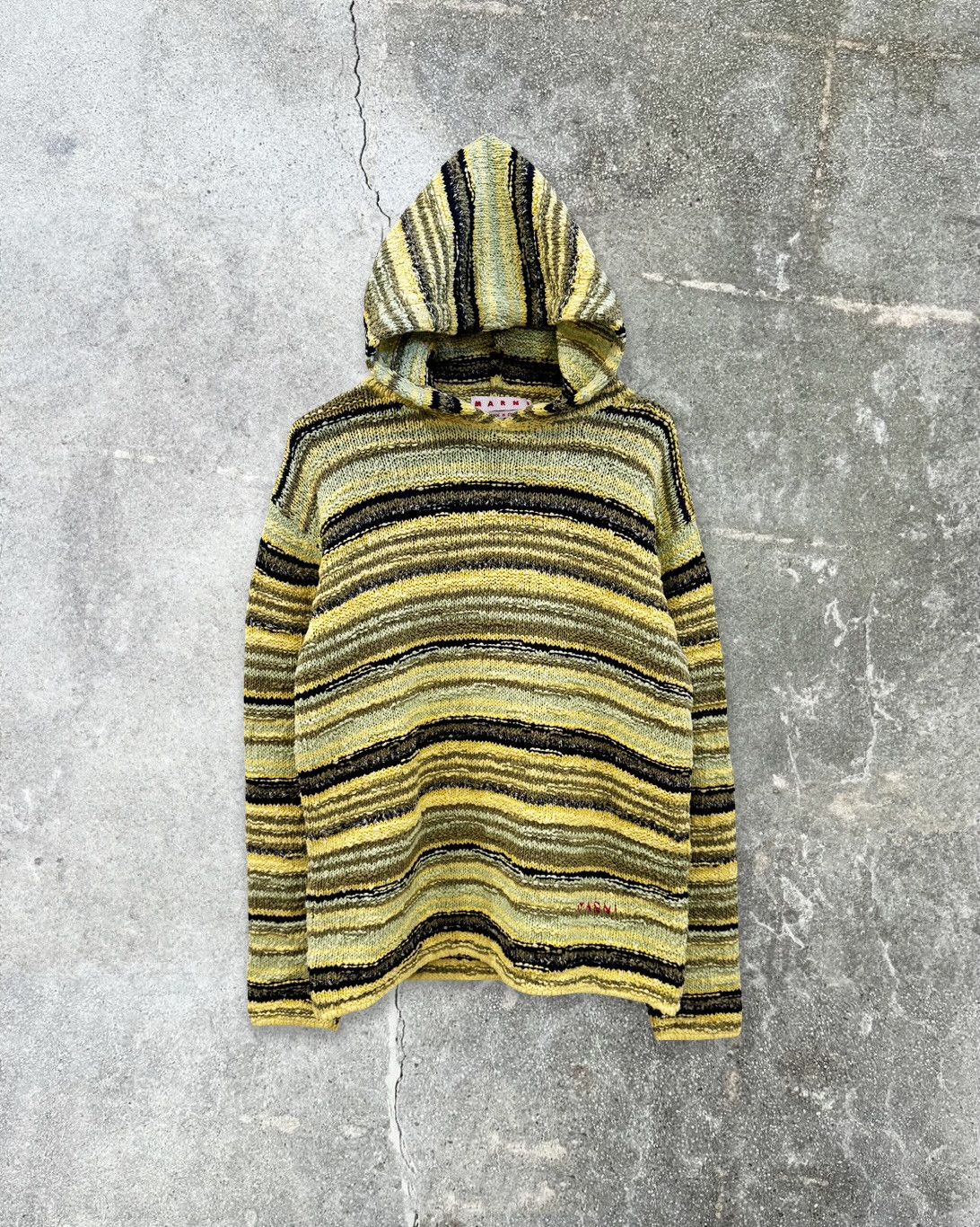 Marni striped hooded sweater Size US L / EU 52-54 / 3 - 1 Thumbnail