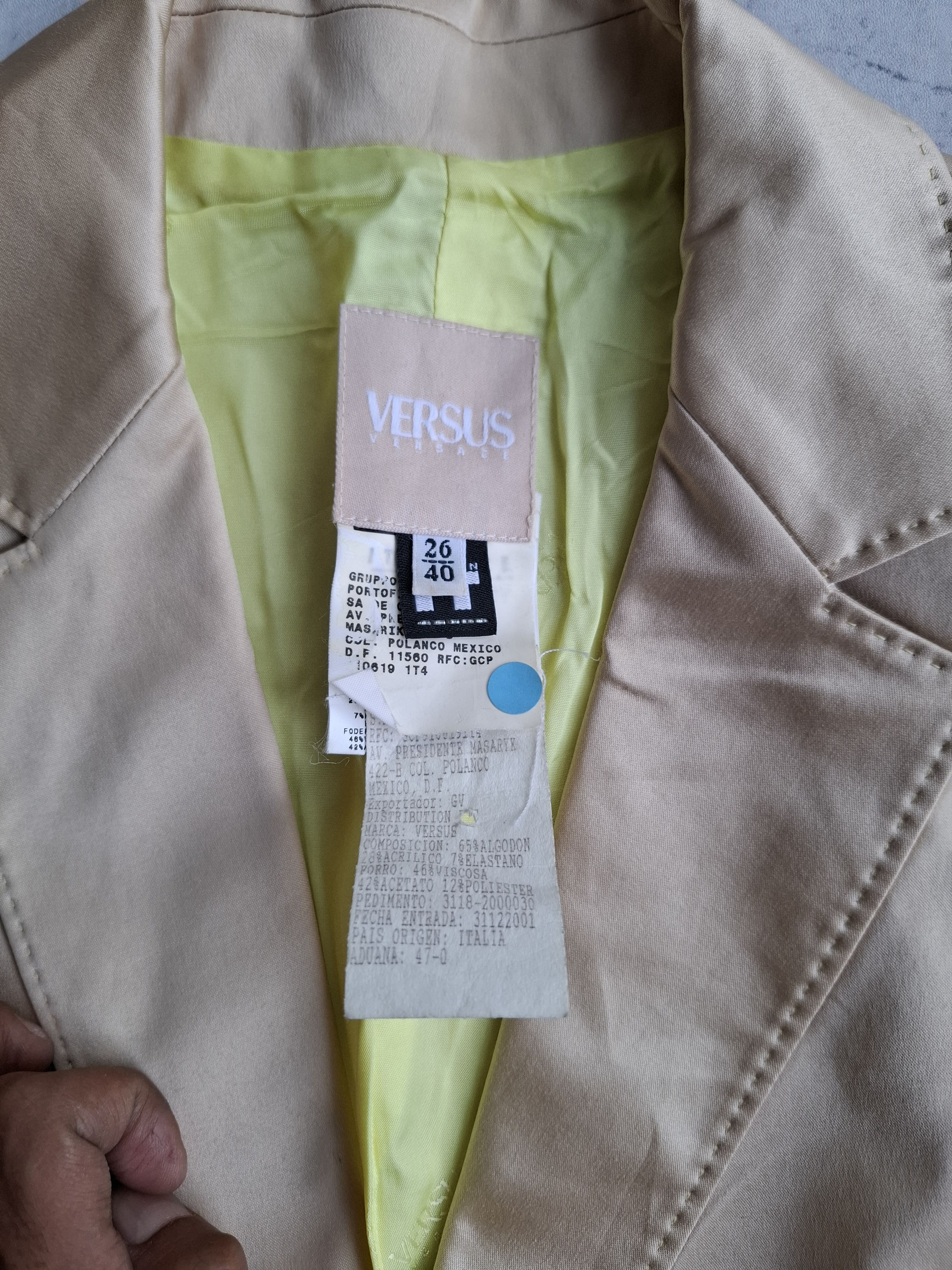 Versace × Versus Versace Versus versace blazers Size 4XL / US 24-26 - 5 Thumbnail