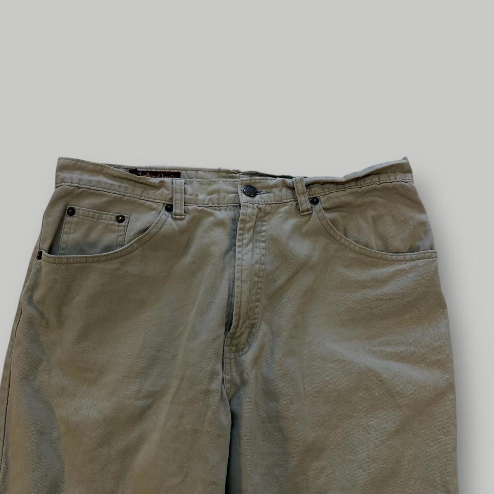 Marlboro Marlboro Classics tan wide leg pants Size US 33 - 2 Thumbnail