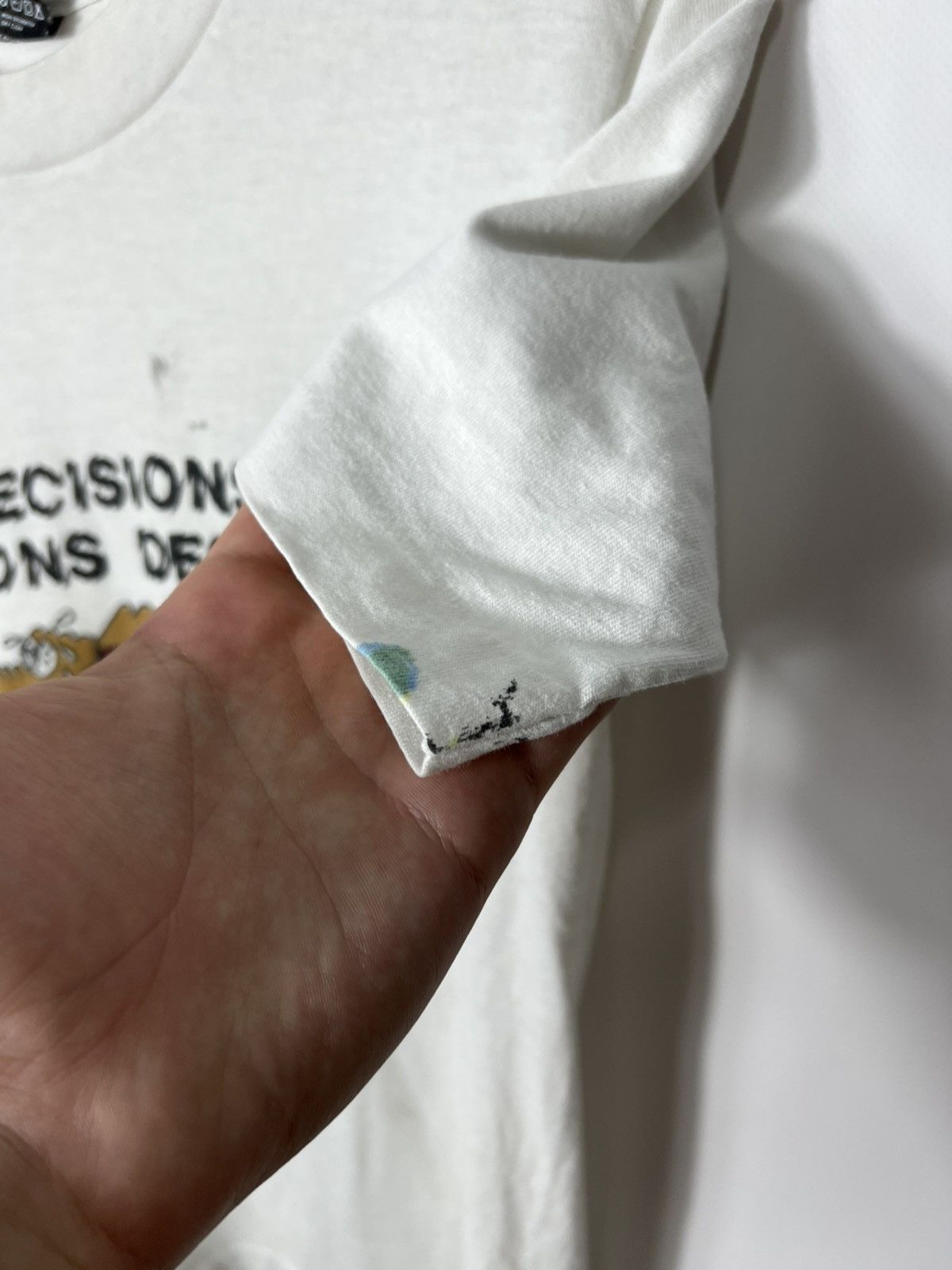 Vintage Vintage Decisions Dog T-Shirt Funny Single Stitch Size US S / EU 44-46 / 1 - 6 Thumbnail