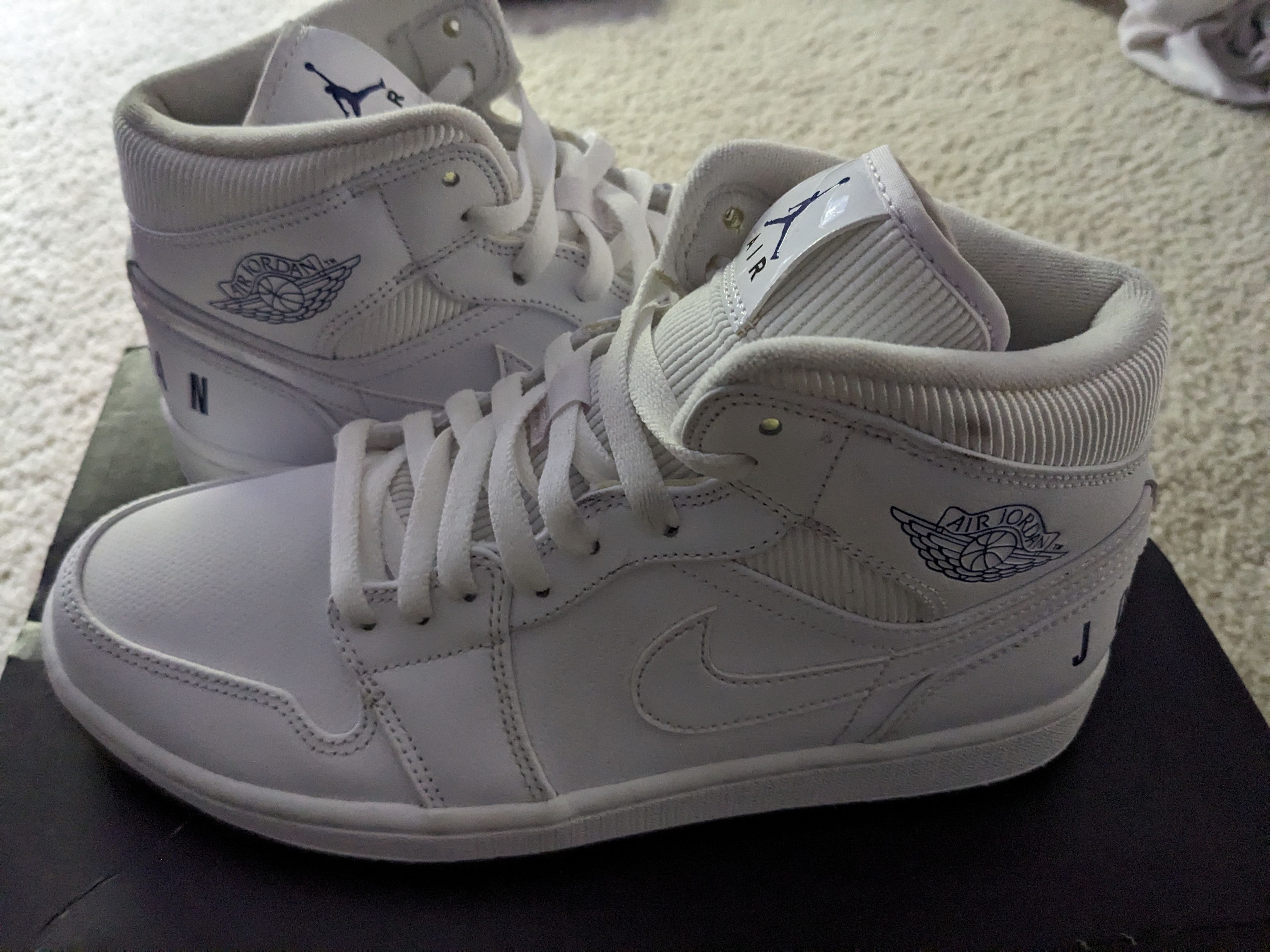 Jordan Brand Jordan 1 White Concord Size US 8 / EU 41 - 2 Thumbnail