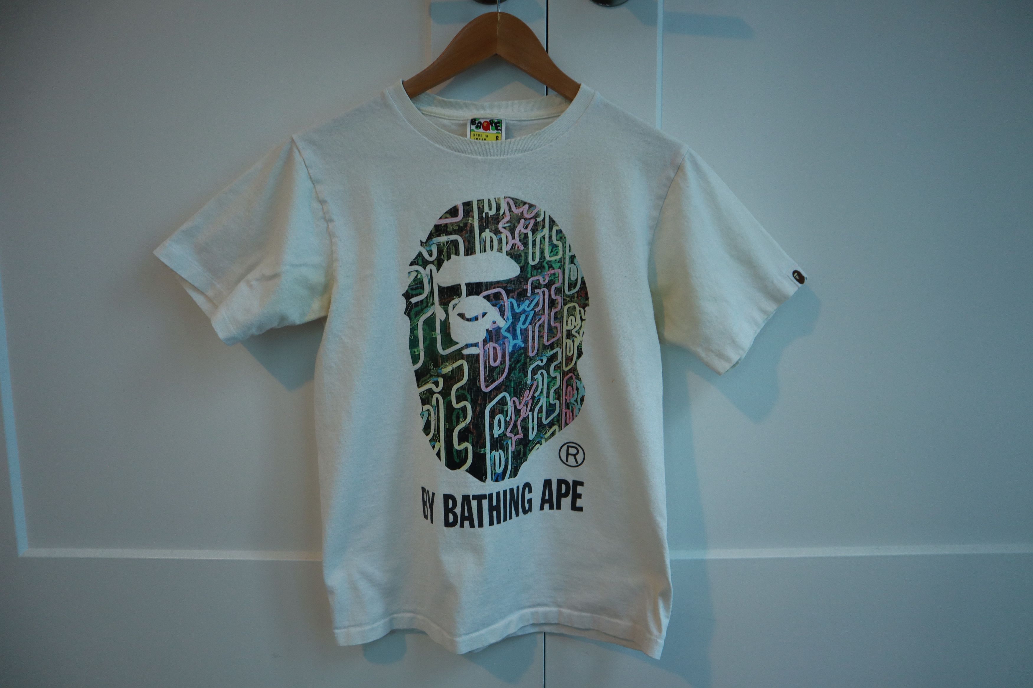 Bape Bape Neon Apehead T Shirt Size US S / EU 44-46 / 1 - 1 Thumbnail