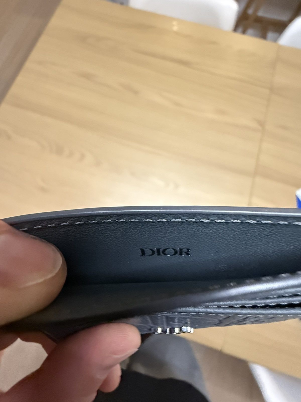 Dior Dior Card Holder Gradient Dior Gravity Leather Size ONE SIZE - 5 Thumbnail