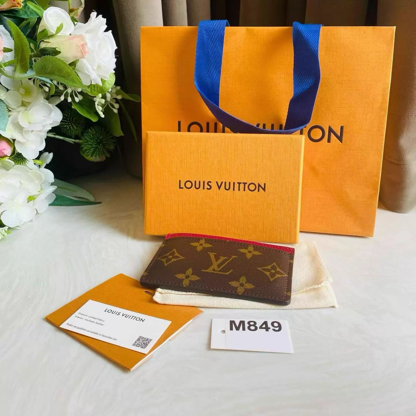 Louis Vuitton LV Brown Monogram Chip Card Holder (Mint, D.B., Box) Size ONE SIZE - 5 Thumbnail