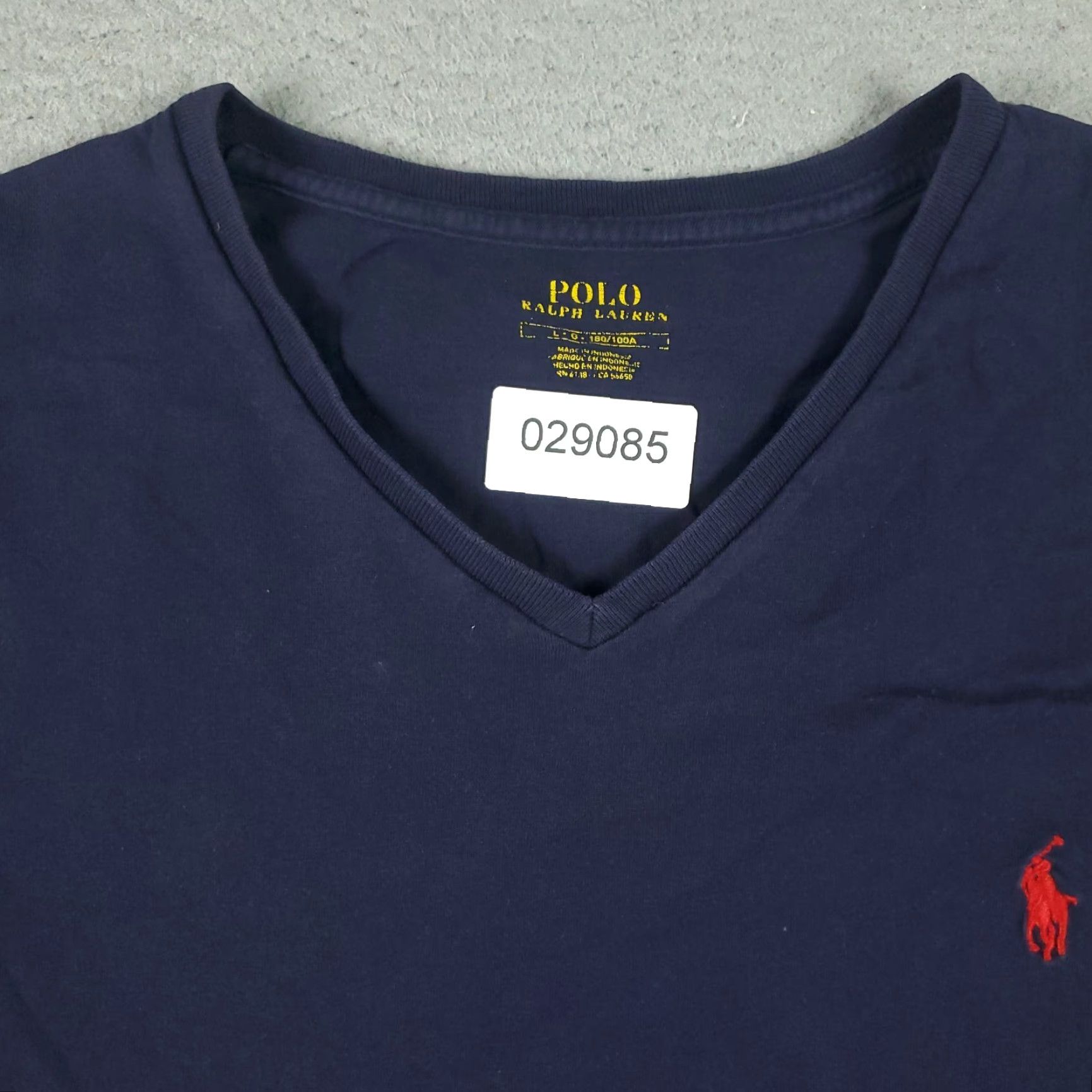 Ralph Lauren Ralph Lauren T-Shirt Mens Large Blue V-Neck Casual Short Sleeve Classic Sports Size US L / EU 52-54 / 3 - 3 Thumbnail
