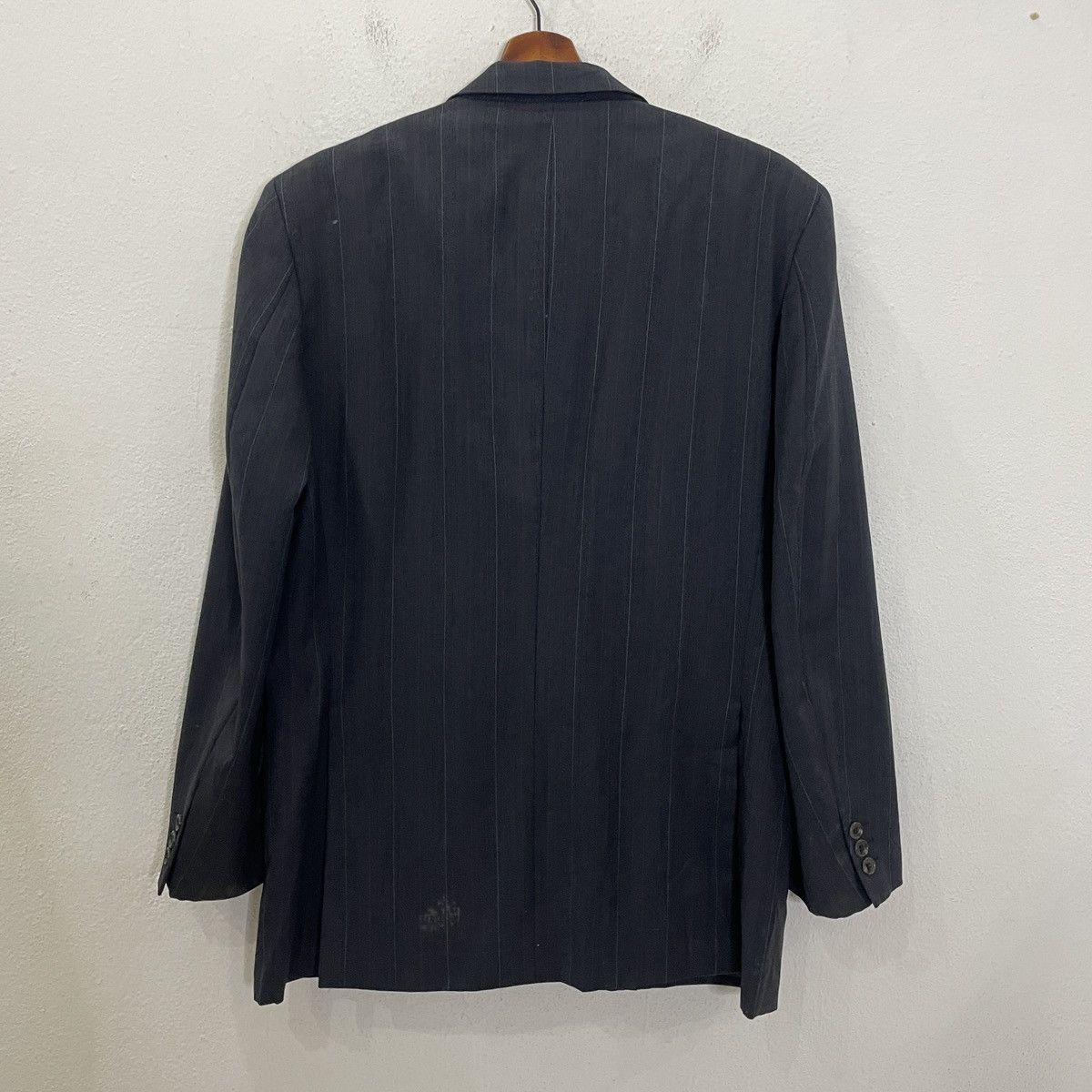 Yves Saint Laurent Vintage Yves Saint Lauren Stripe Coat Jacket Size US L / EU 52-54 / 3 - 7 Thumbnail