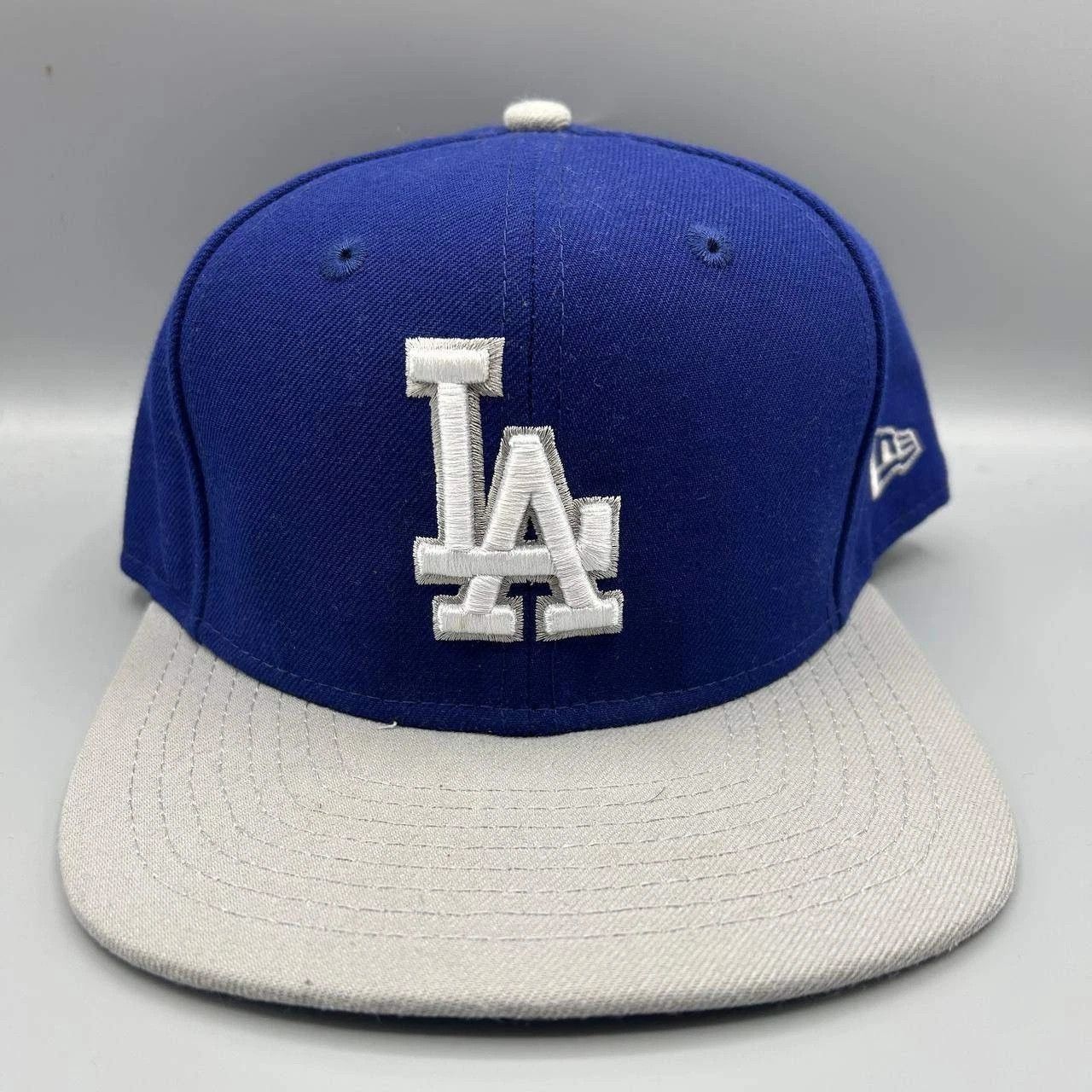 New Era Los Angeles LA Dodgers Hat Men Blue Gray Snap Back Cap Size ONE SIZE - 1 Thumbnail