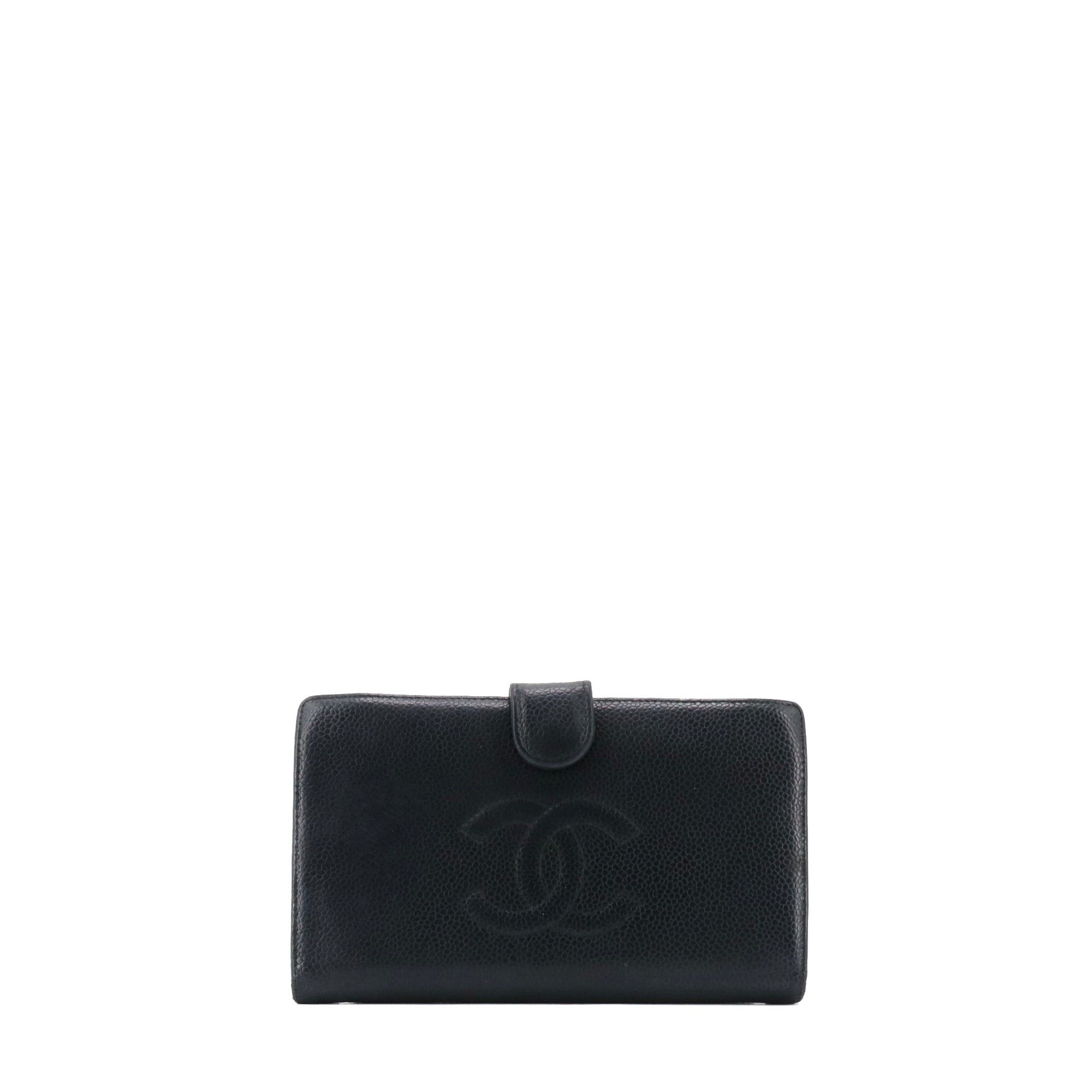 Chanel CHANEL - Chanel wallet in vintage black caviar leather Size ONE SIZE - 1 Thumbnail