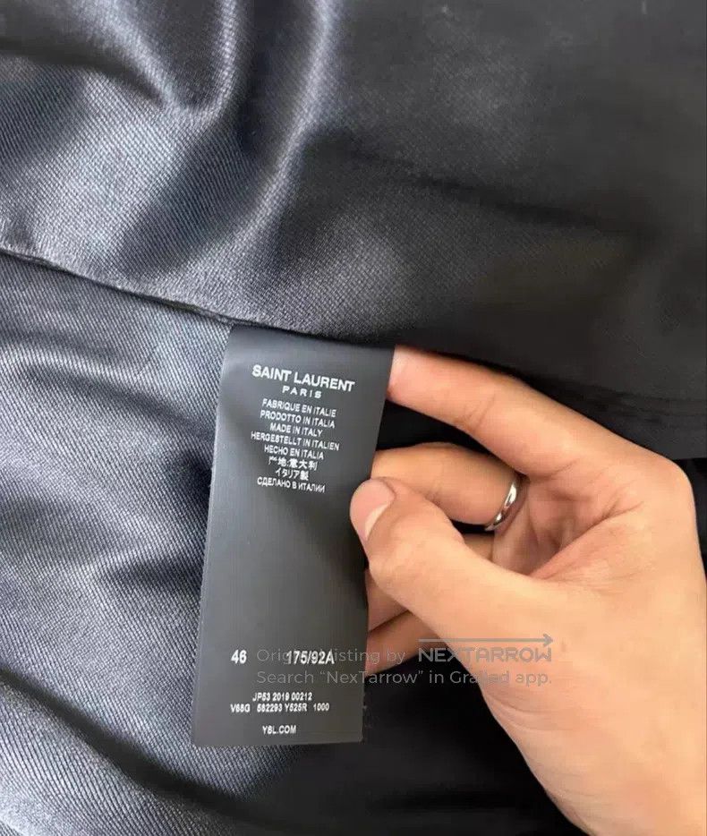 Saint Laurent Paris Saint Laurent Paris Glitter Beaded Velvet Black Jacket Bas Size US S / EU 44-46 / 1 - 4 Thumbnail