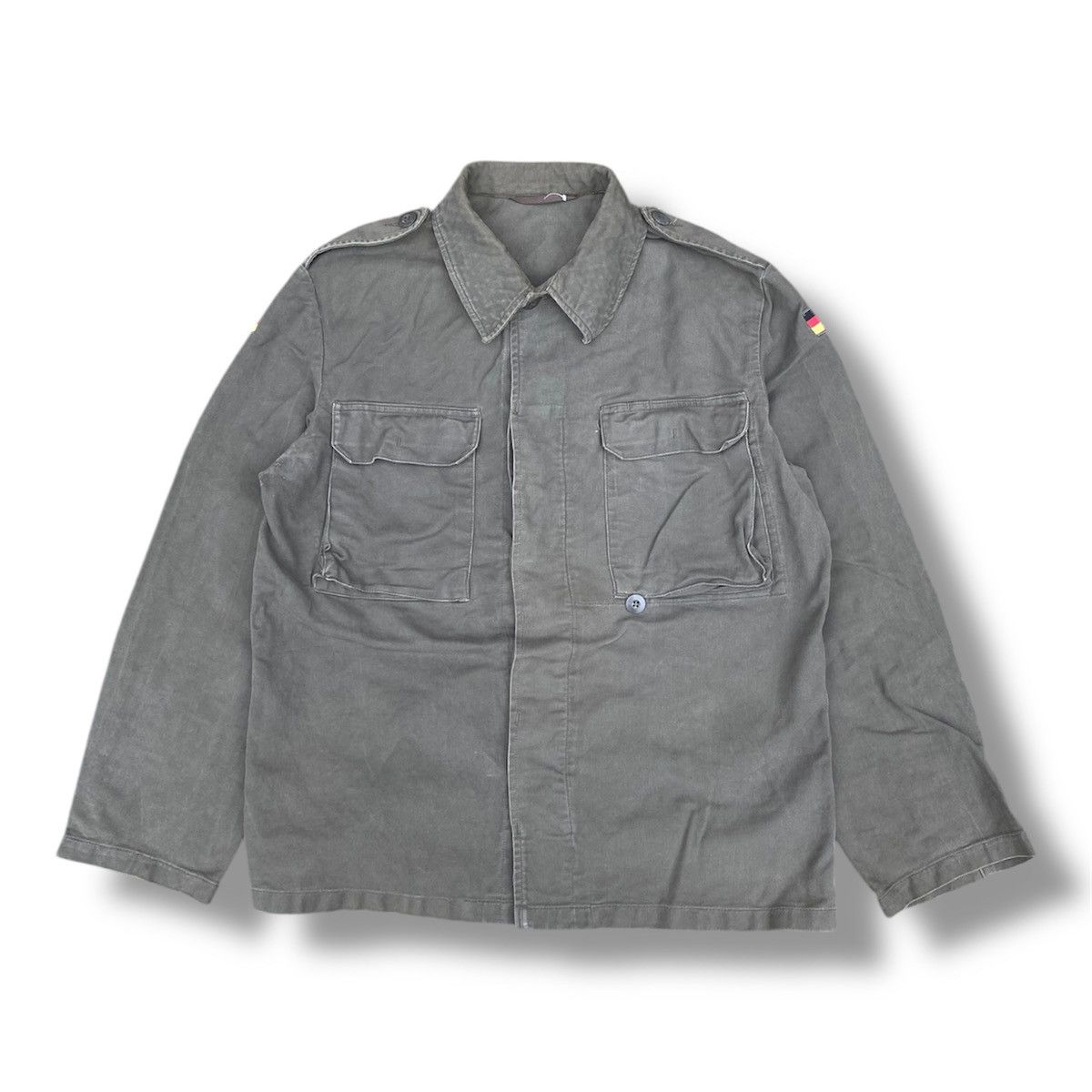 Vintage Vintage 90s German Army Moleskin Field Jacket. #G1 Size US L / EU 52-54 / 3 - 1 Thumbnail