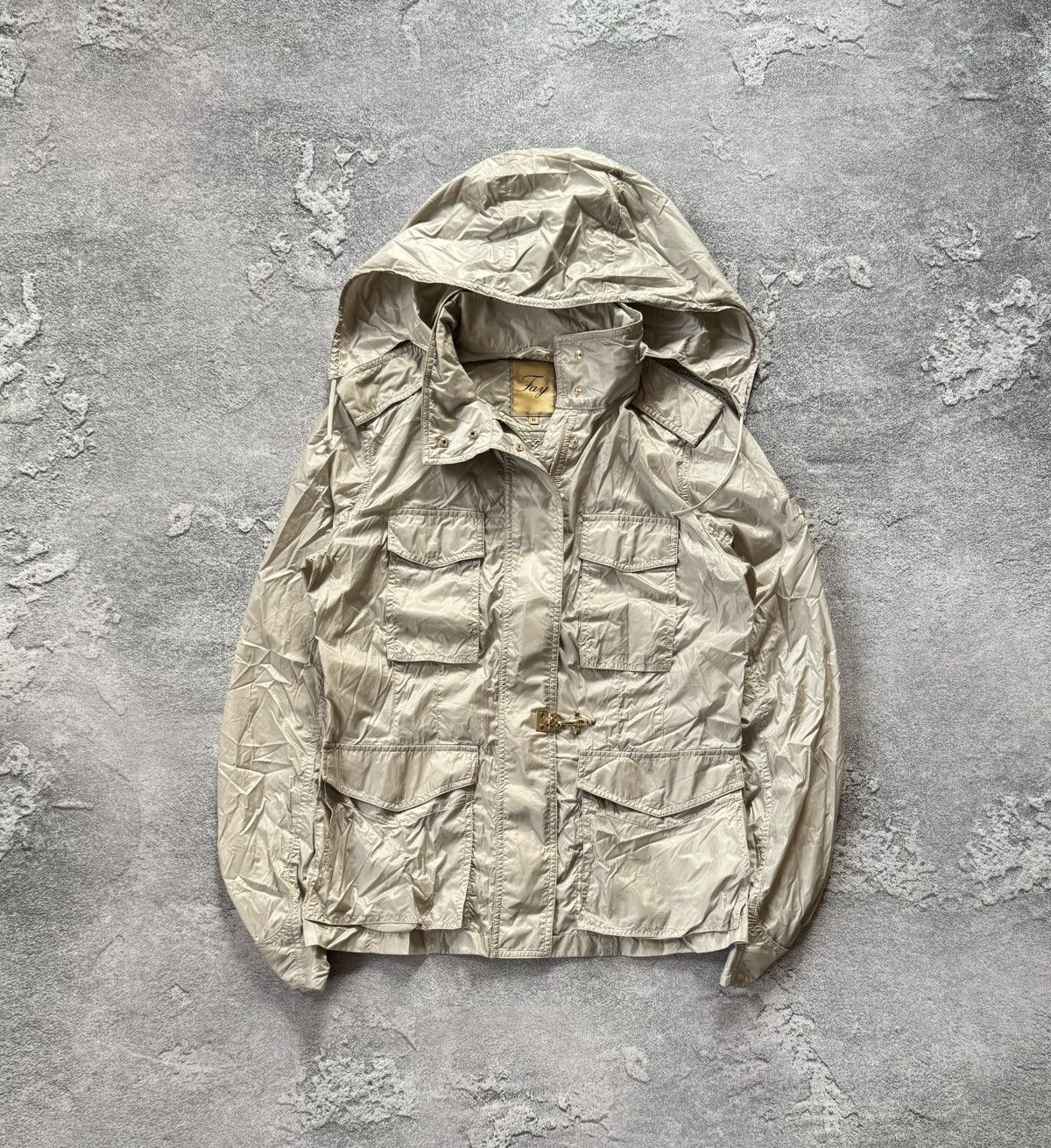 Designer × Fay Fay M Wmns light zip jacket hooded bomber coat Size M / US 6-8 / IT 42-44 - 1 Thumbnail