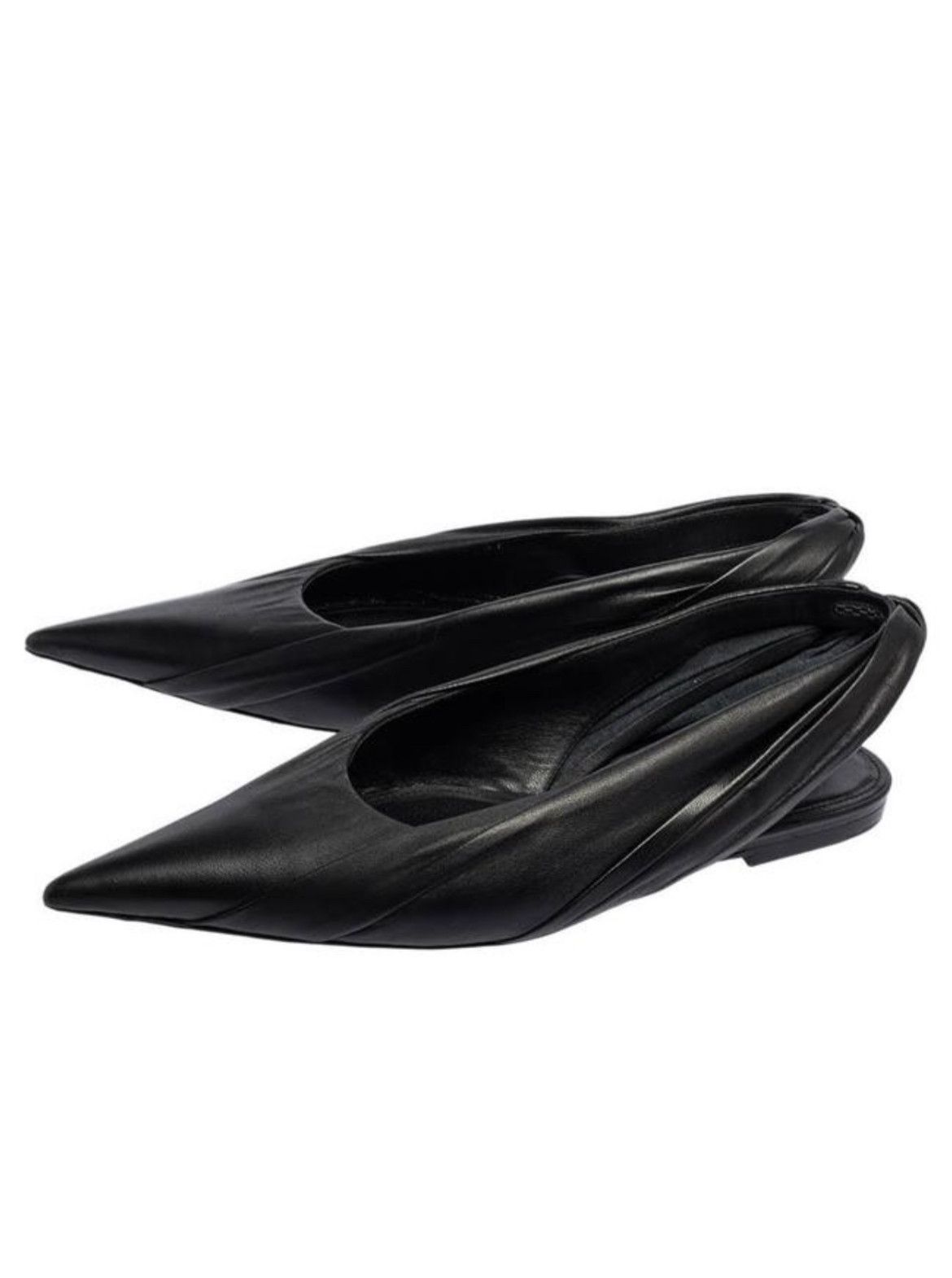Balenciaga leather mules clearance