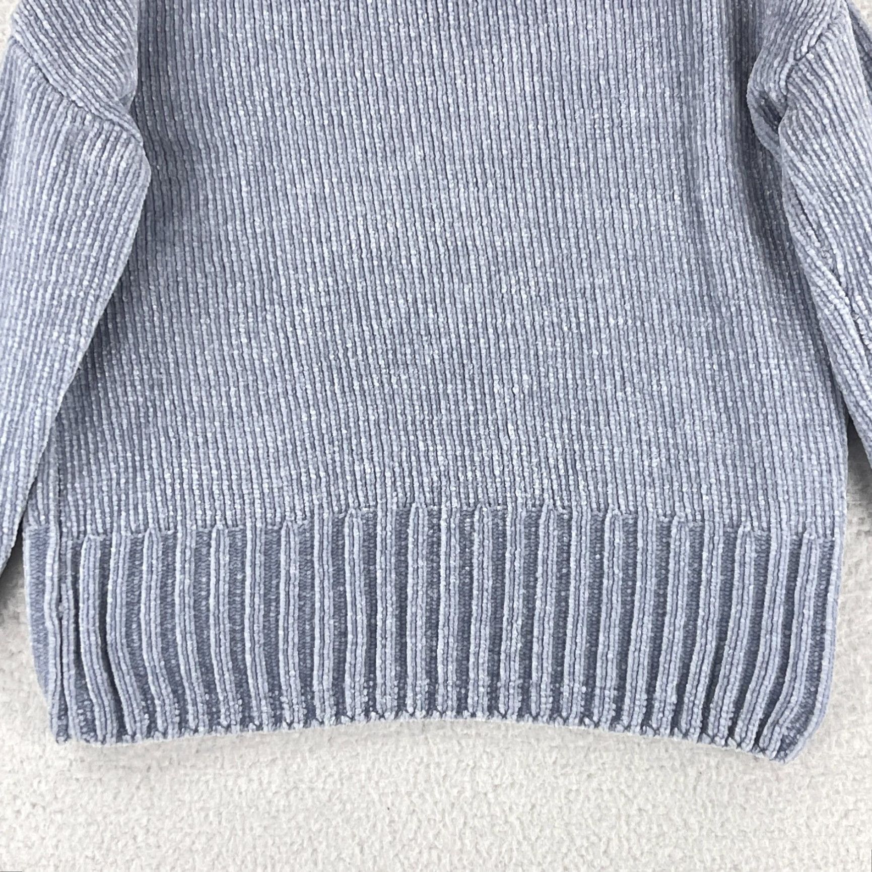 Cynthia Rowley Cynthia Rowley Gray Knit Pullover Sweater Womens Large Long Sleeve Casual Pullover Knit Shirt Size L / US 10 / IT 46 - 5 Thumbnail
