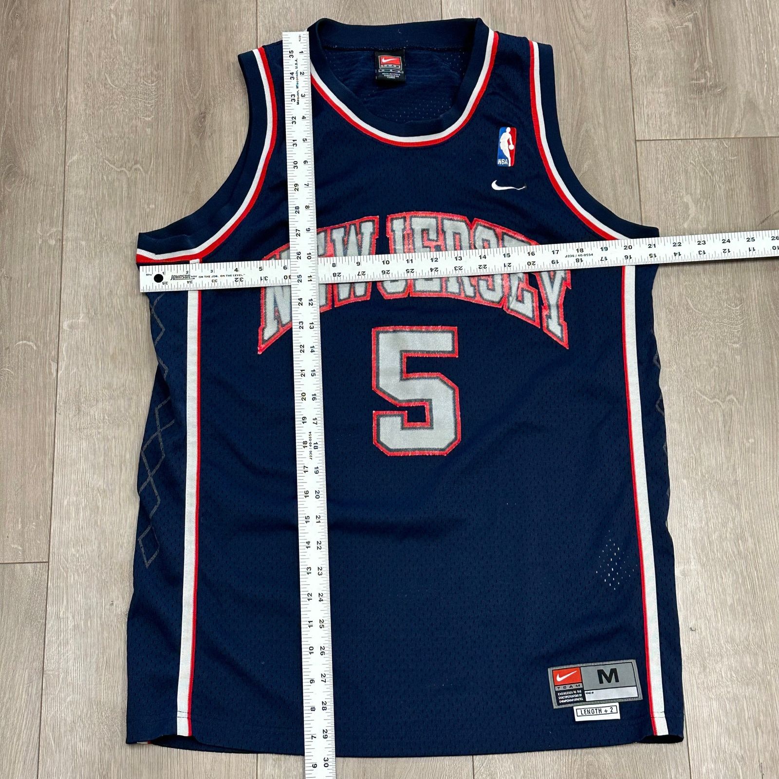 Nike Nike Jason Kidd New Jersey Nets #5 Jersey size Medium M B21 Size US M / EU 48-50 / 2 - 6 Thumbnail