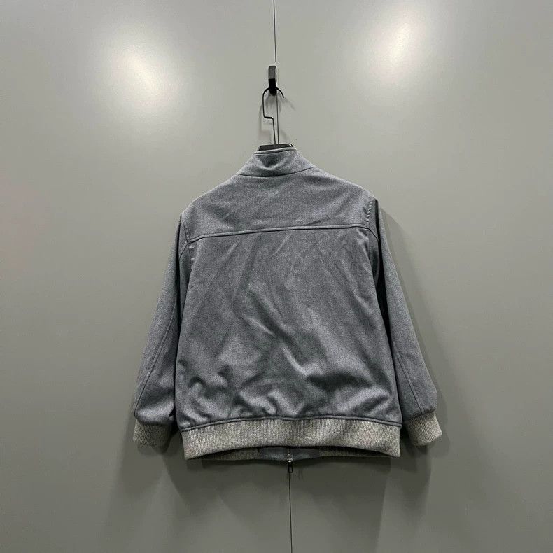 Loro Piana LORO PIANA Gray alpaca jacket Size US L / EU 52-54 / 3 - 2 Thumbnail