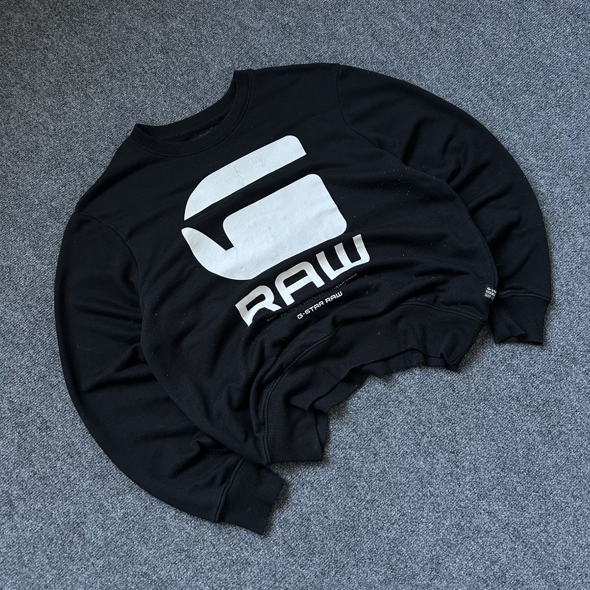 Le Grande Bleu (L.G.B.) VTG G-Star Raw Sweatshirt Big Logo Size L Man Y2K 00s USA Hy Size US L / EU 52-54 / 3 - 1 Thumbnail