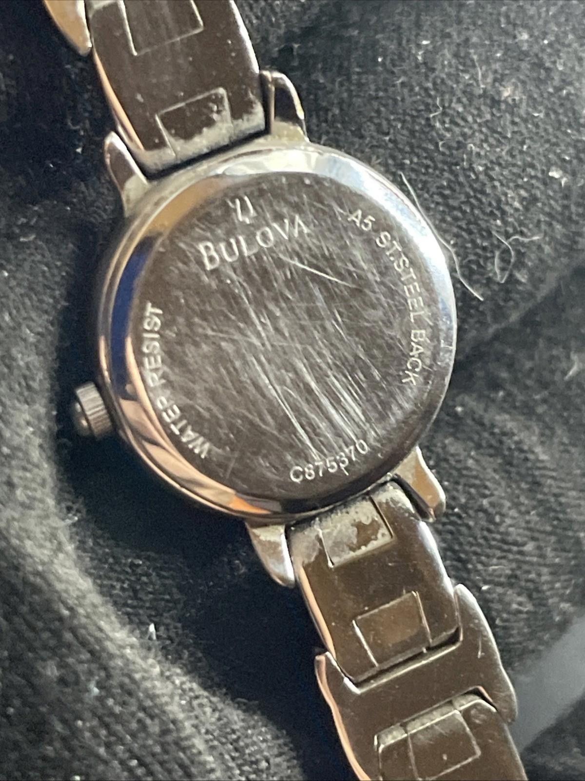 Bulova Bulova A5 Women’s Silver Tone Wristwatch With MOP Dial Size ONE SIZE - 7 Thumbnail