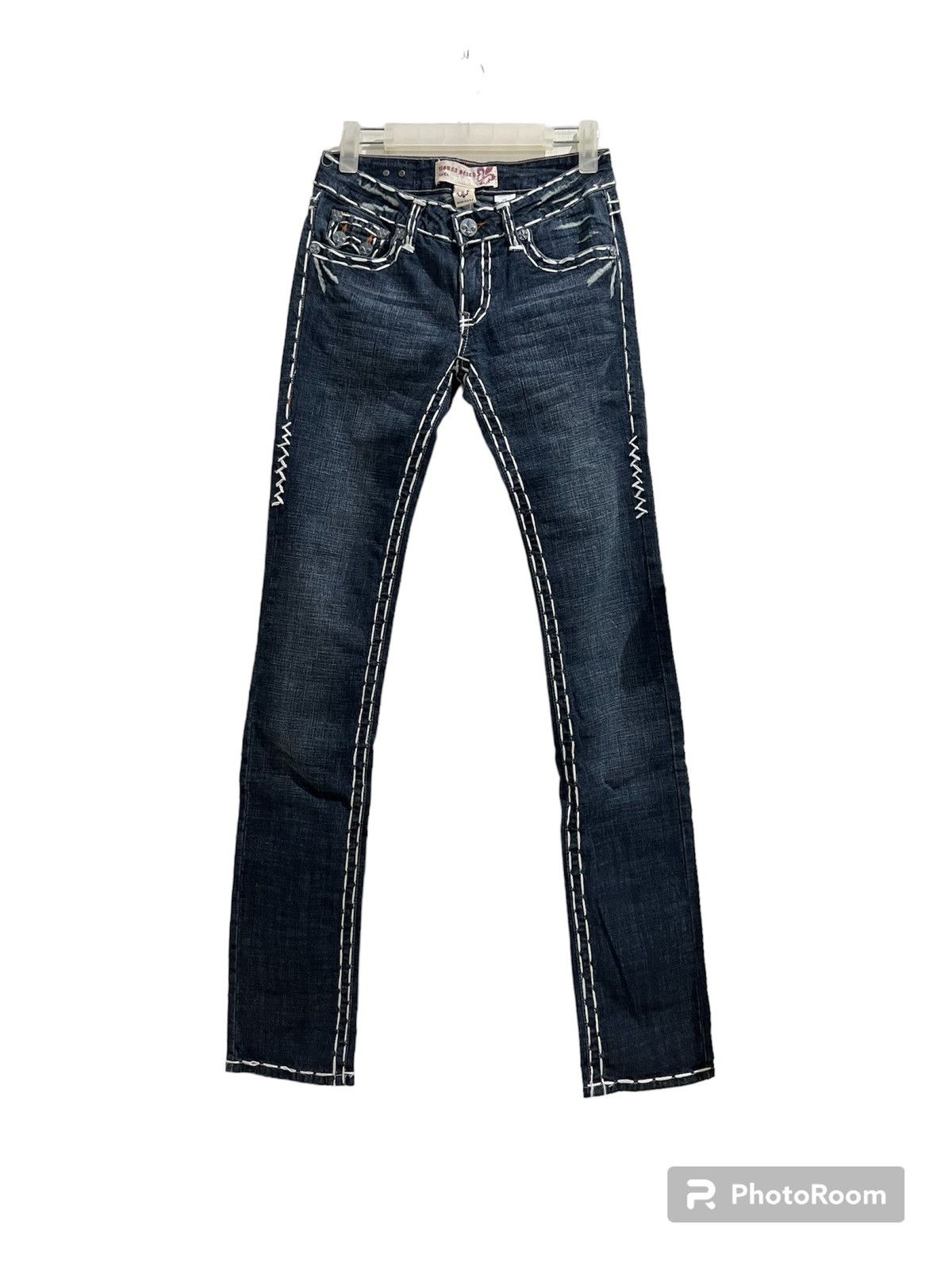 Miss Me LAGUNA BEACH skull slim jeans☠️ Size 27" / US 4 / IT 40 - 2 Thumbnail