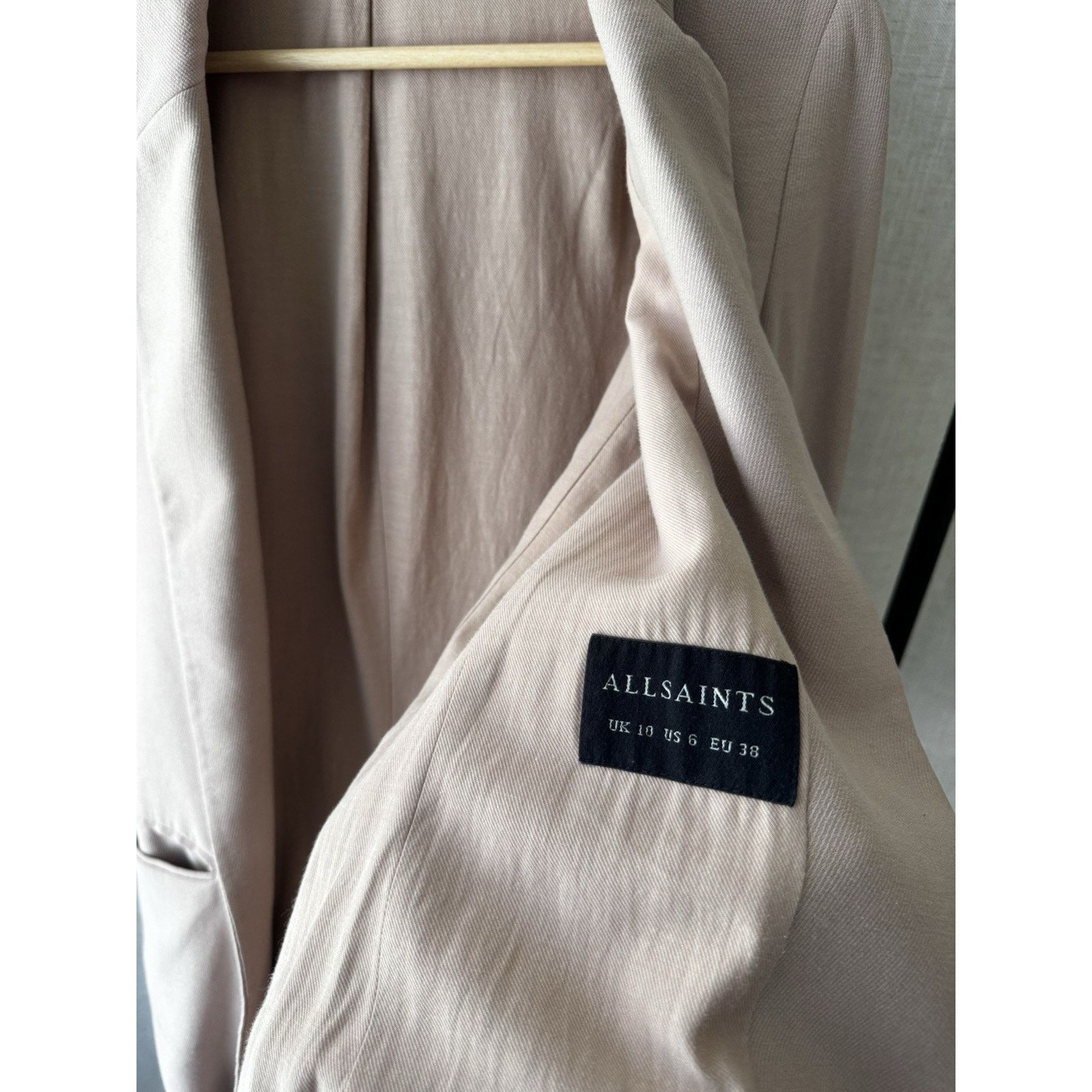 Allsaints AllSaints Aleida Blazer Women’s Size US 6 Taupe Beige Blazer Size M / US 6-8 / IT 42-44 - 2 Thumbnail