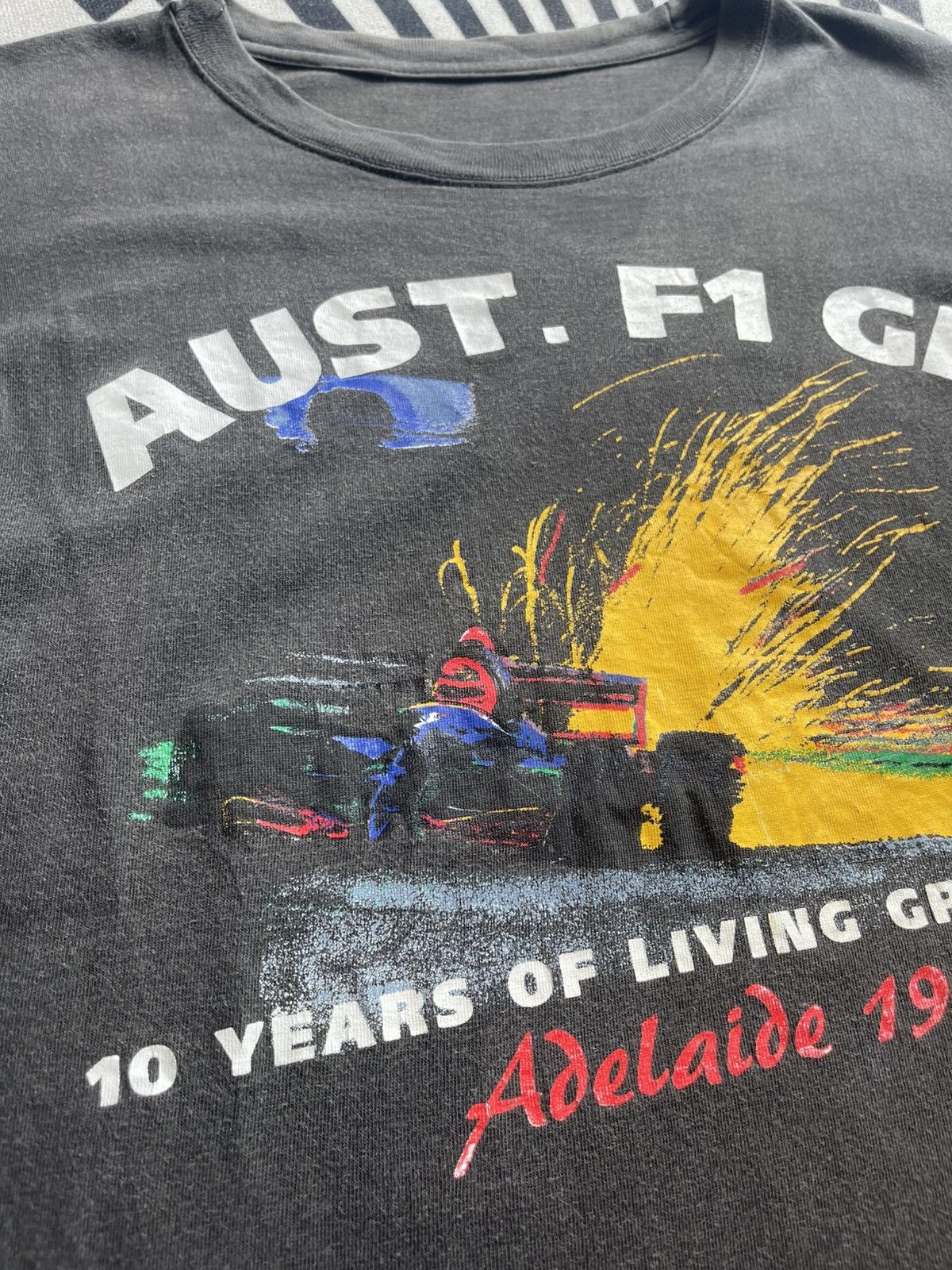 Vintage Vintage 1994 Australian F1 Grand Prix Adelaide T-Shirt Size US XL / EU 56 / 4 - 4 Thumbnail