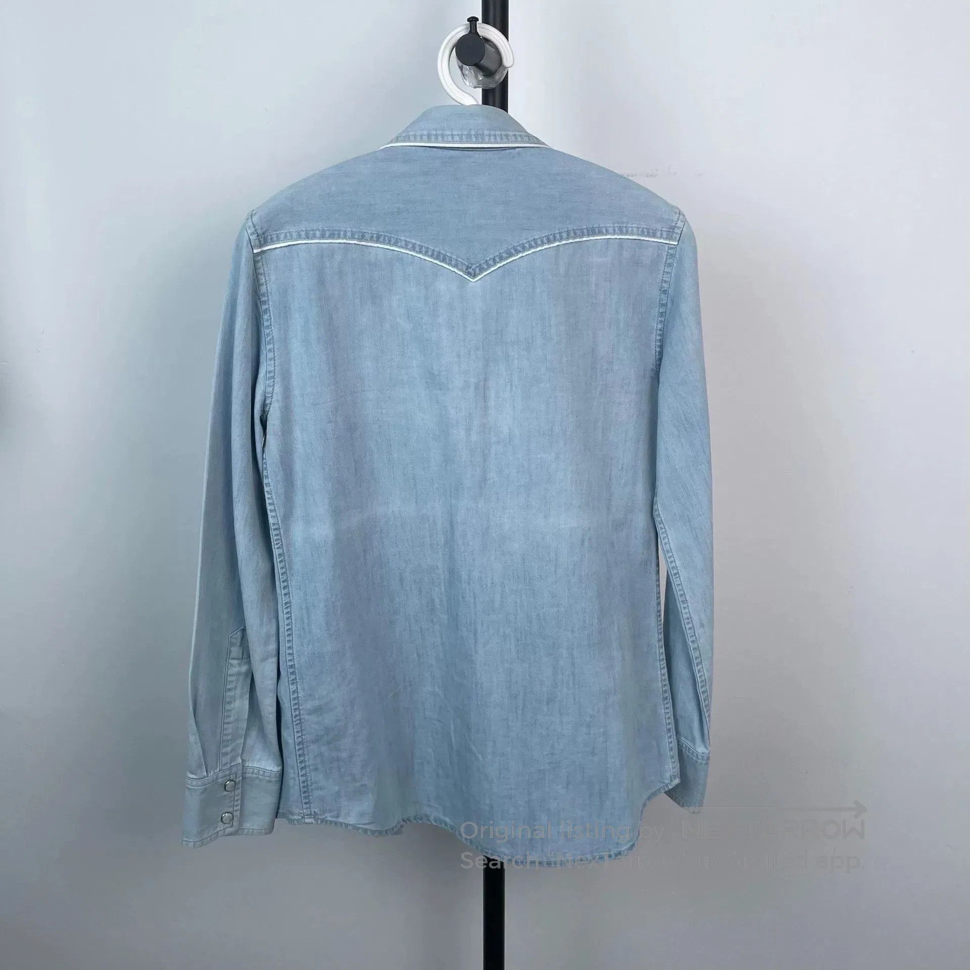 Gucci Gucci Soft Denim Shirt Blue 36. Size XS / US 0-2 / IT 36-38 - 2 Thumbnail