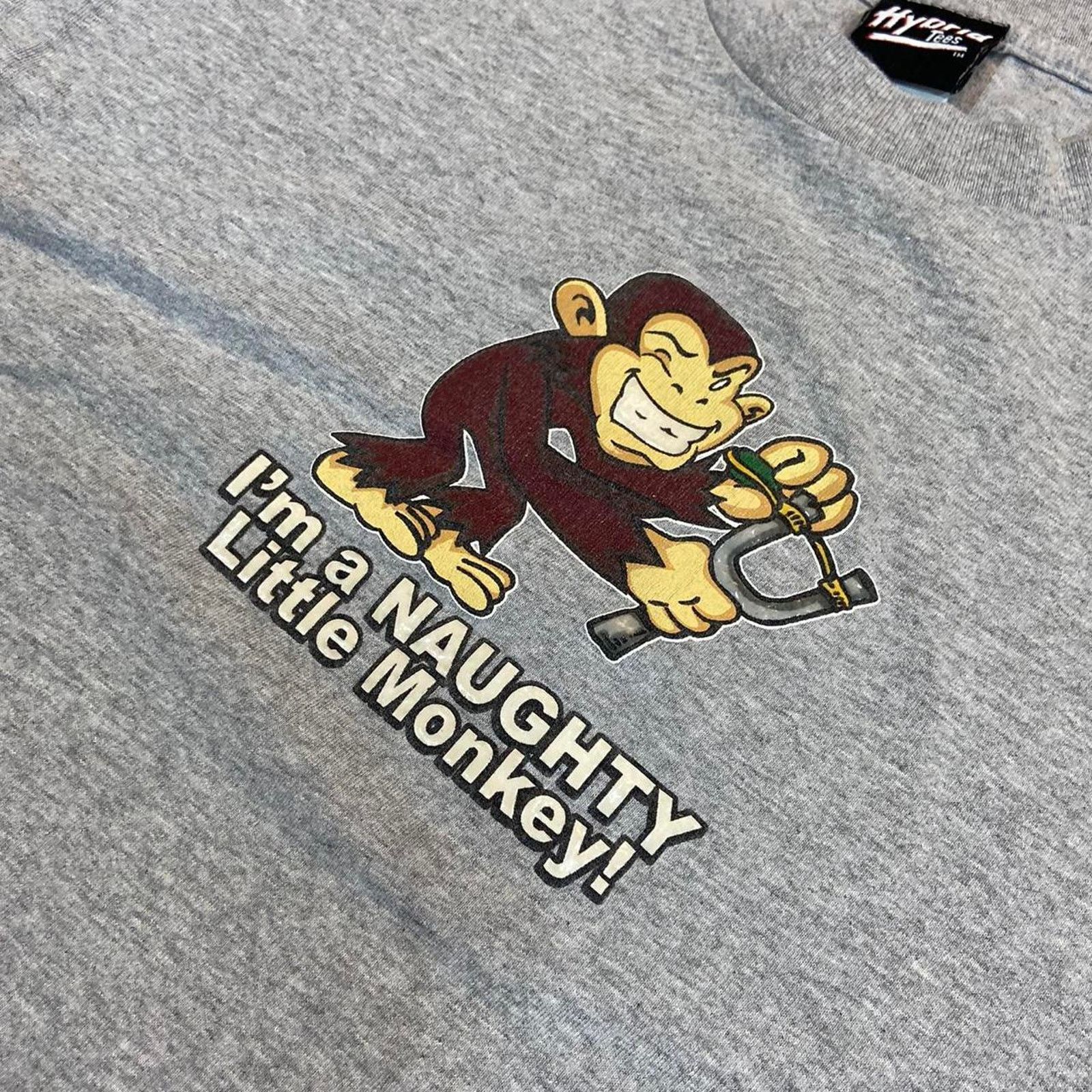 Harley Davidson 2000s naughty monkey tee shirt Size US S / EU 44-46 / 1 - 2 Thumbnail
