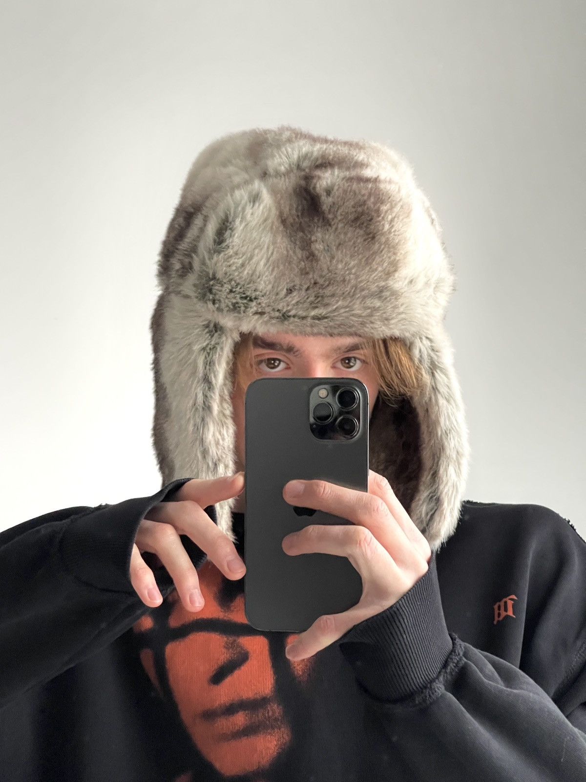Hysteric Glamour Vintage fuzzy mohair japanese ushanka hat avant garde Size ONE SIZE - 10 Thumbnail