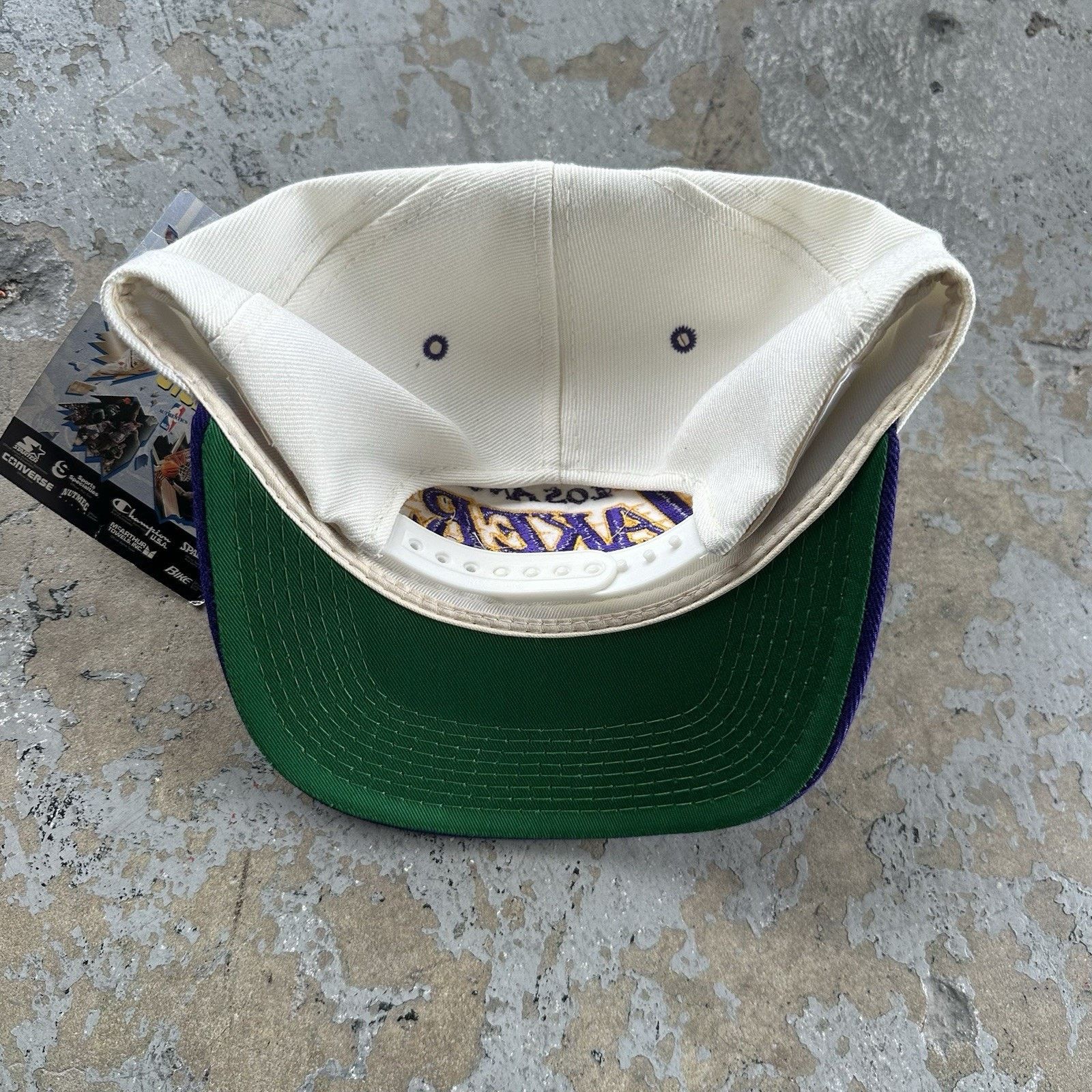 NBA × Sports Specialties × Vintage Vintage Sports Specialties Lakers Wool Script Snapback Hat J Size ONE SIZE - 4 Thumbnail