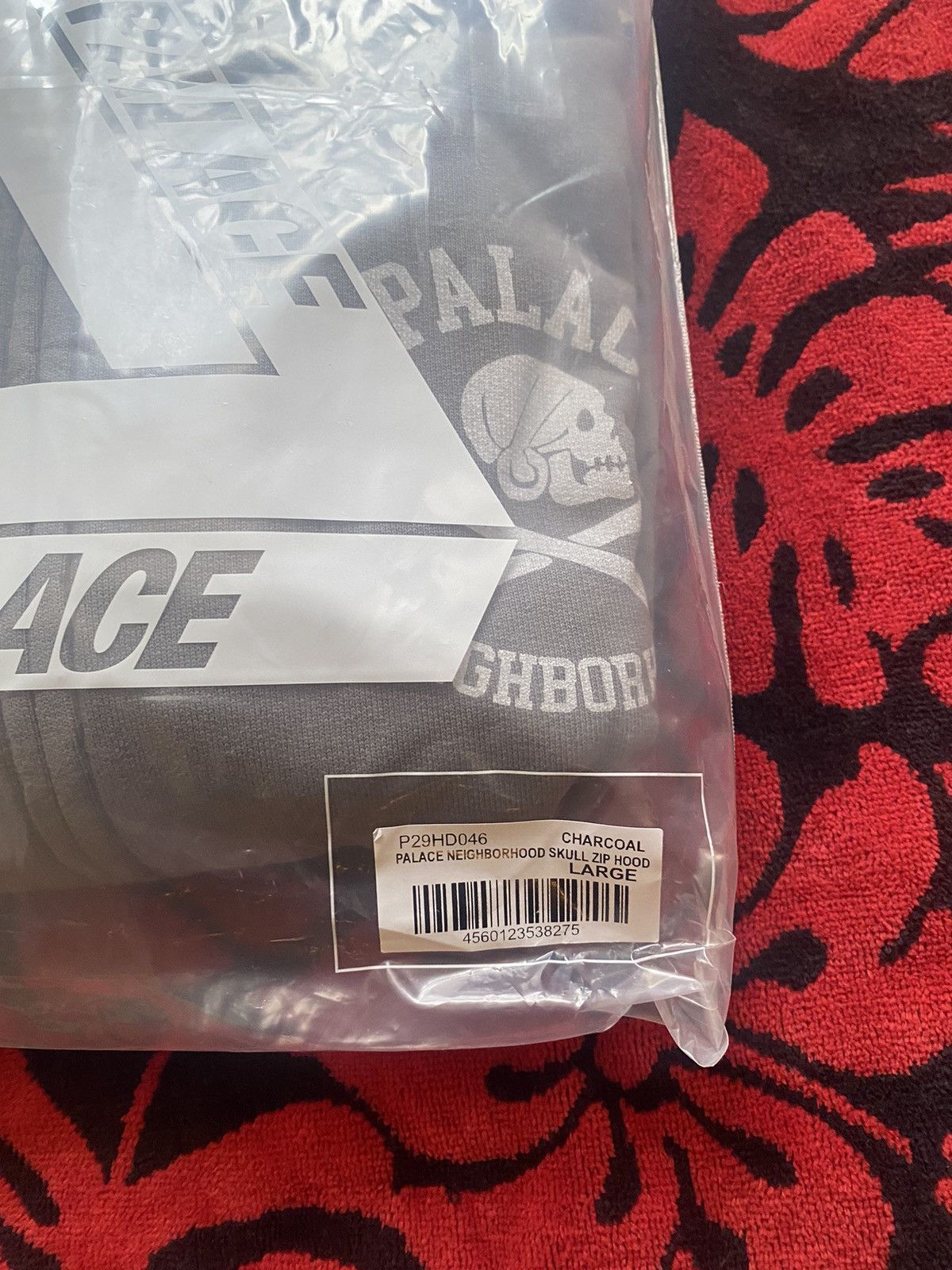 Palace Palace Neighborhood Skull Zip Up Hood Charcoal Large Size US L / EU 52-54 / 3 - 8 Thumbnail