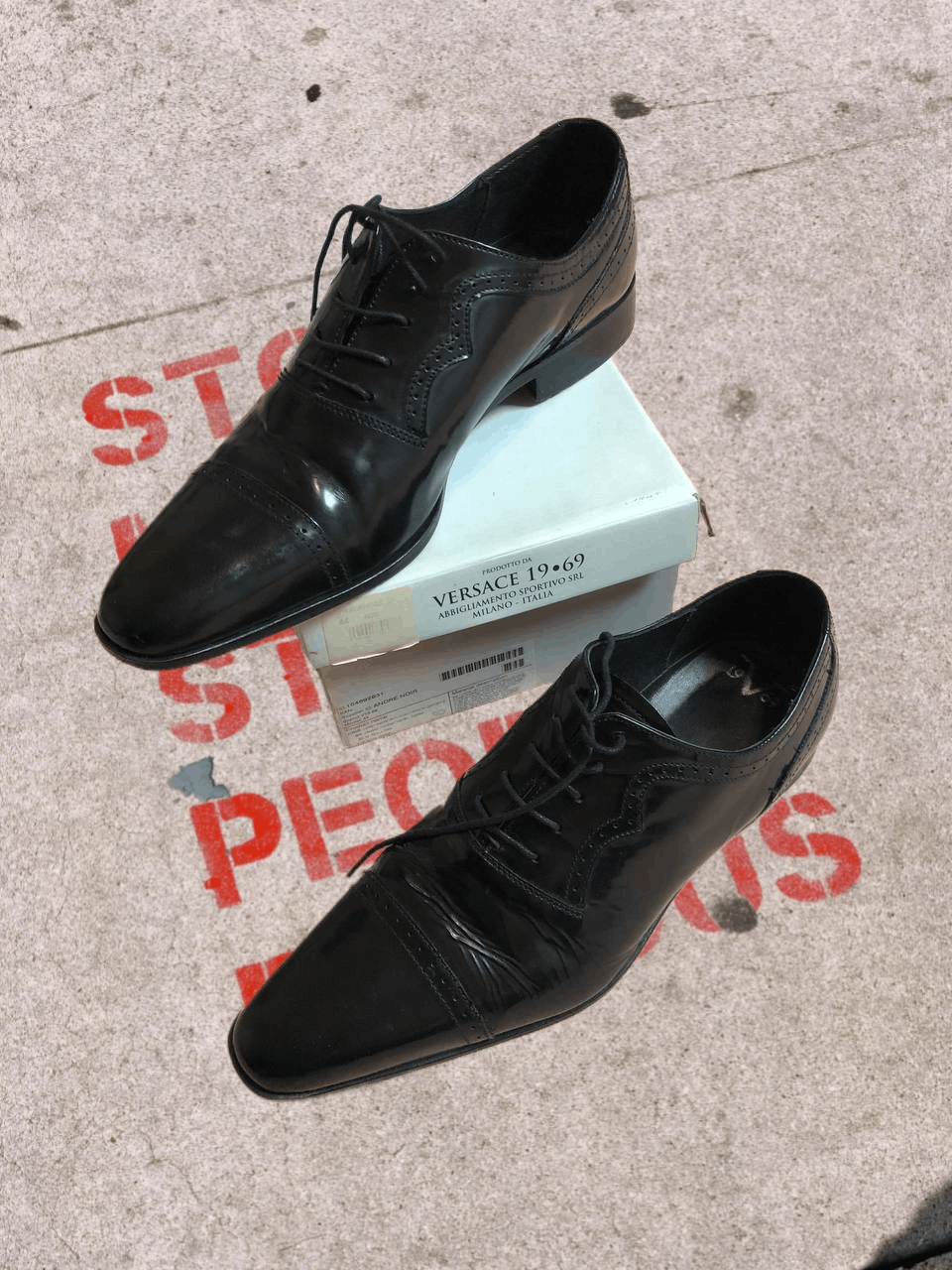 Versace VERSACE Men’s Casual Shoes Minimal Look Size US 11 / EU 44 - 1 Thumbnail