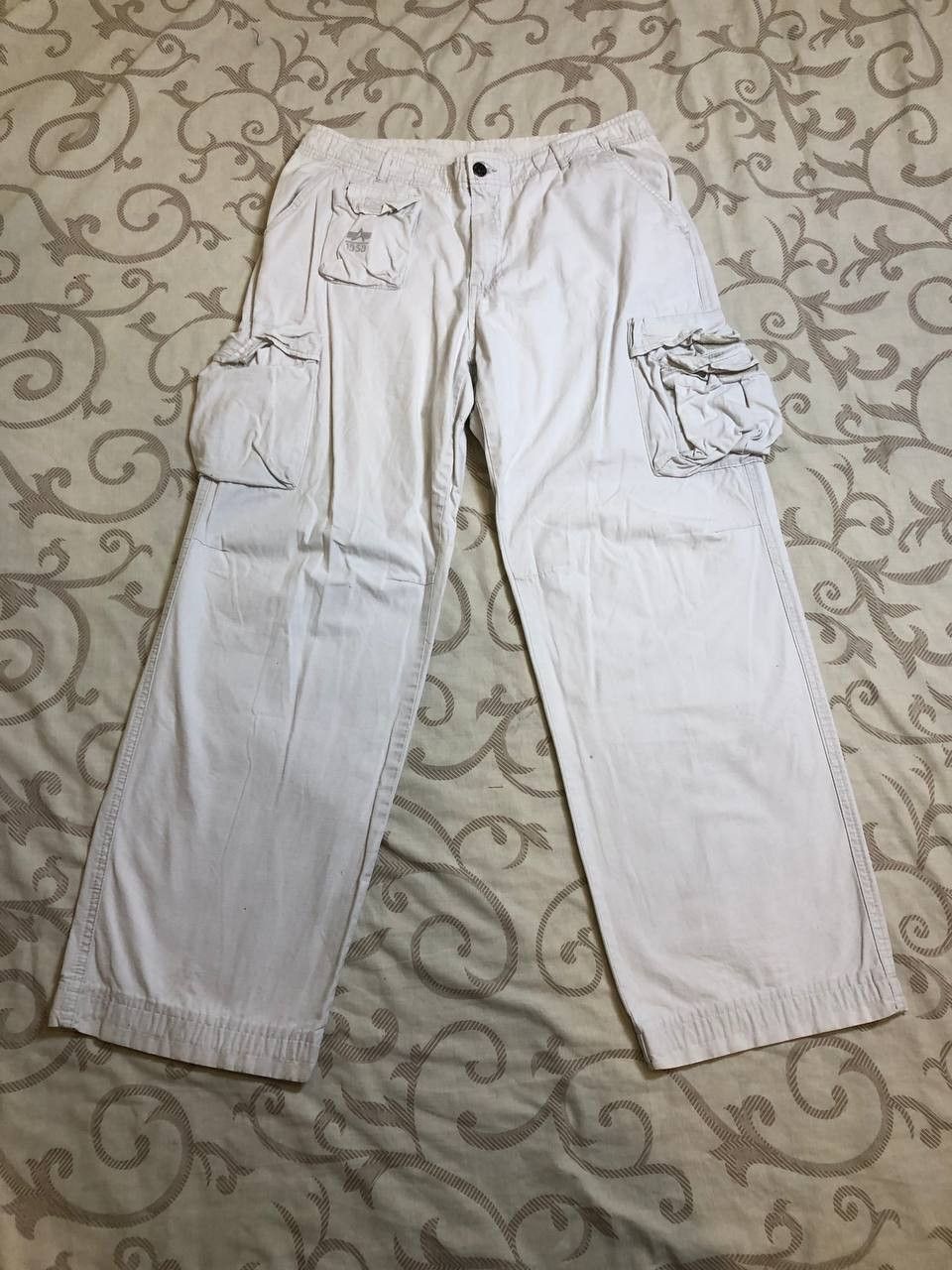 Alpha Industries Vintage Alpha Industries Cargo Pants Military Army Size US 33 - 1 Thumbnail