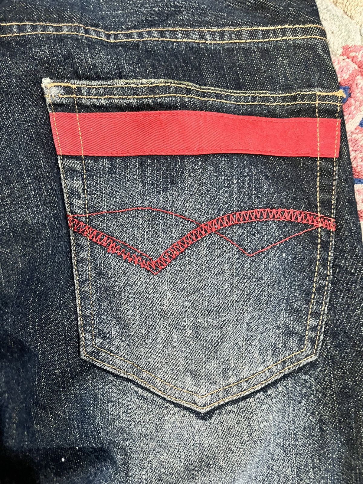 Beauty Beast Vintage Amore Puro Tiger Clawmark Denim Size US 30 / EU 46 - 11 Thumbnail