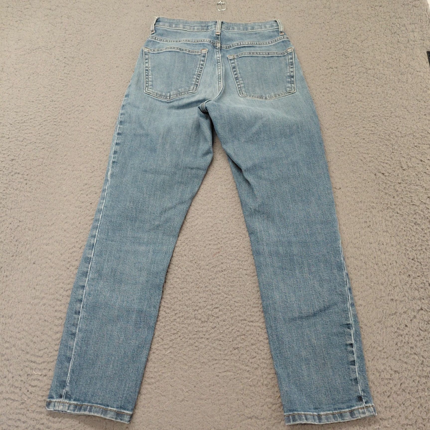 Everlane Everlane Jeans Womens 24 Blue Cheeky Curvy 90s Cropped Ankle High Rise Shirt? Size 42" / US 20 - 2 Thumbnail