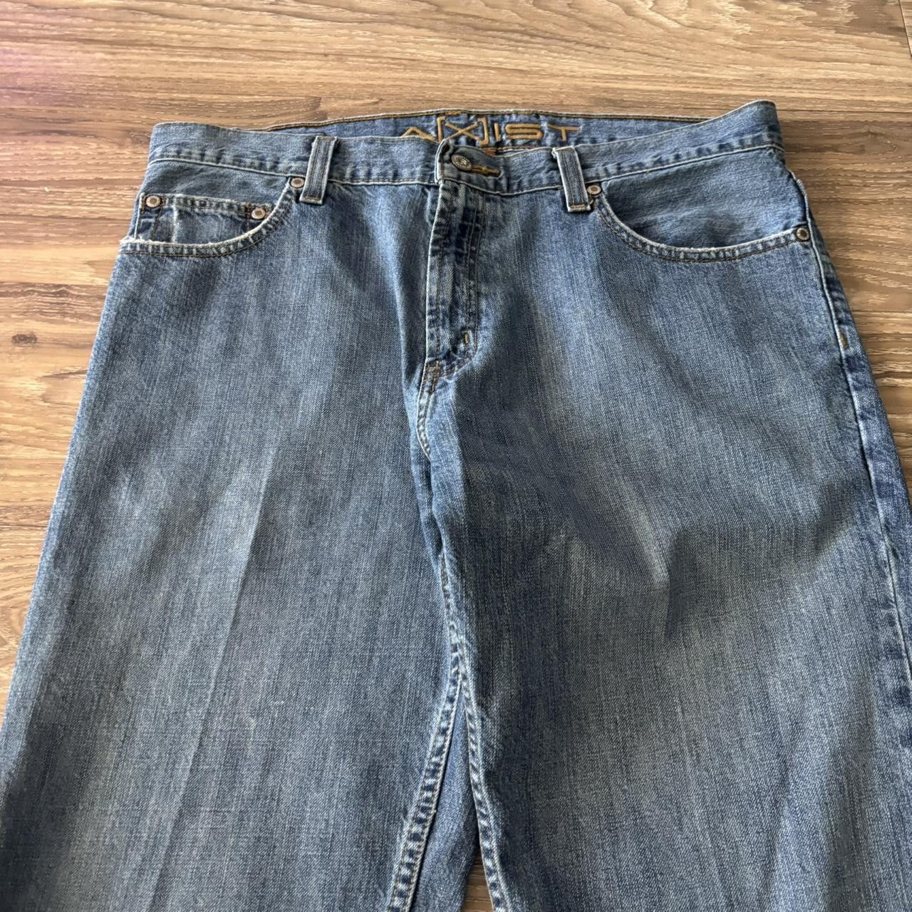 Vintage Crazy Vintage Y2K/2000s Baggy Grunge Dark Wash Essential Denim Jeans! 34x32 Size US 34 / EU 50 - 5 Thumbnail