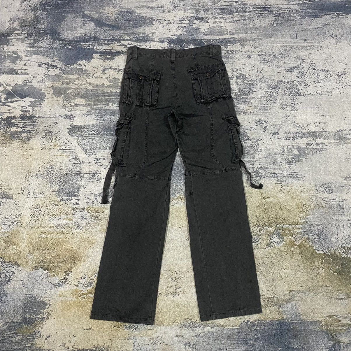 If Six Was Nine × Japanese Brand Vintage Bapai Japanese Faded Punk Parachute Bondage Cargo Size US 31 - 2 Thumbnail