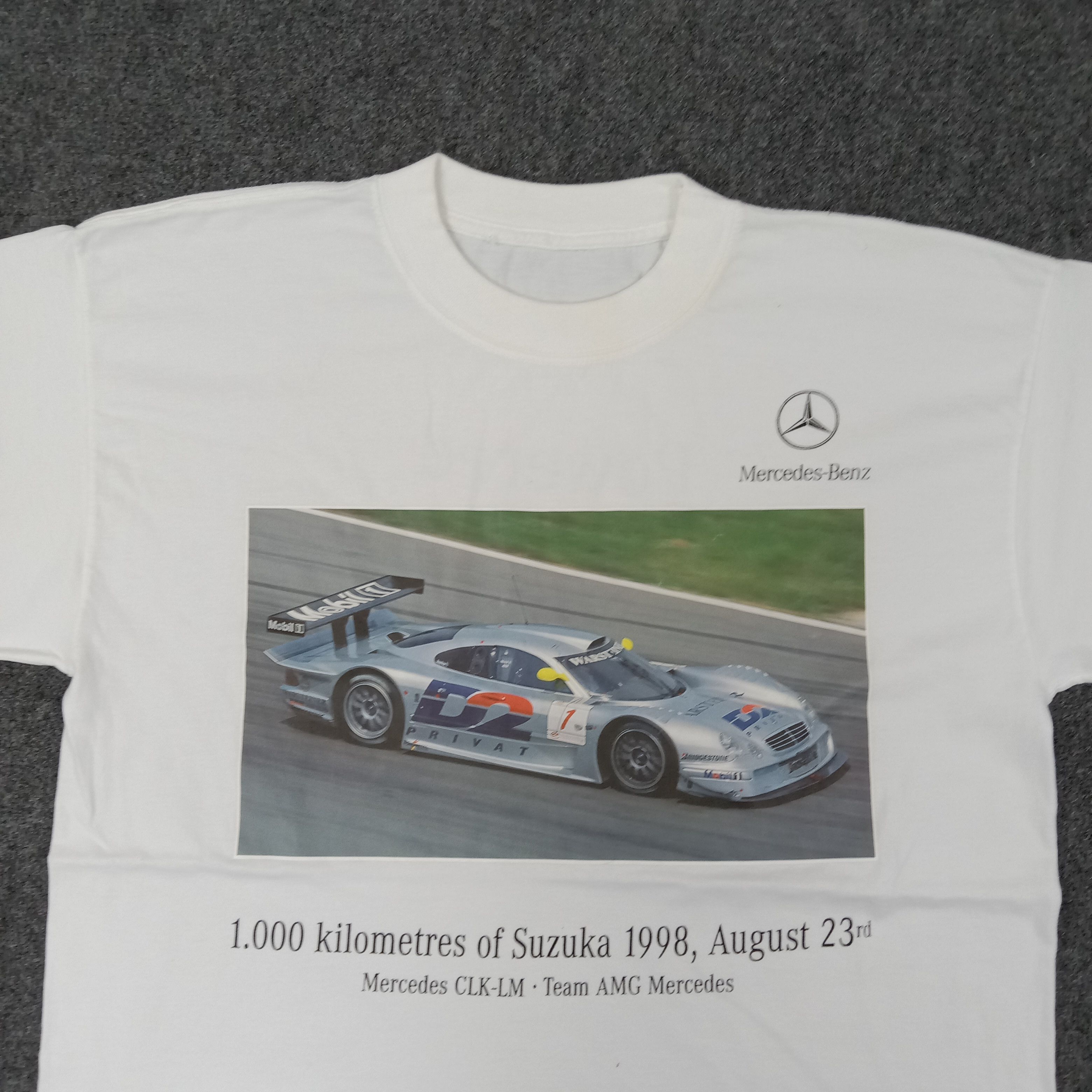 Mercedes-Benz × Vintage Mercedes - Benz German Racing Team Tshirt C219N9 Size US M / EU 48-50 / 2 - 2 Thumbnail