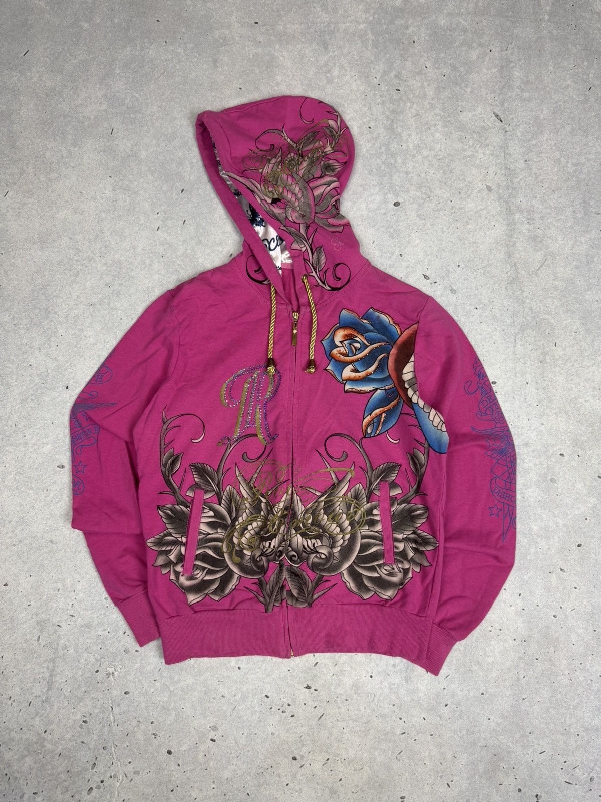 If Six Was Nine If Six Was Nine Avant Garde Ed Hardy Style Zip Hoodie Size L / US 10 / IT 46 - 1 Thumbnail