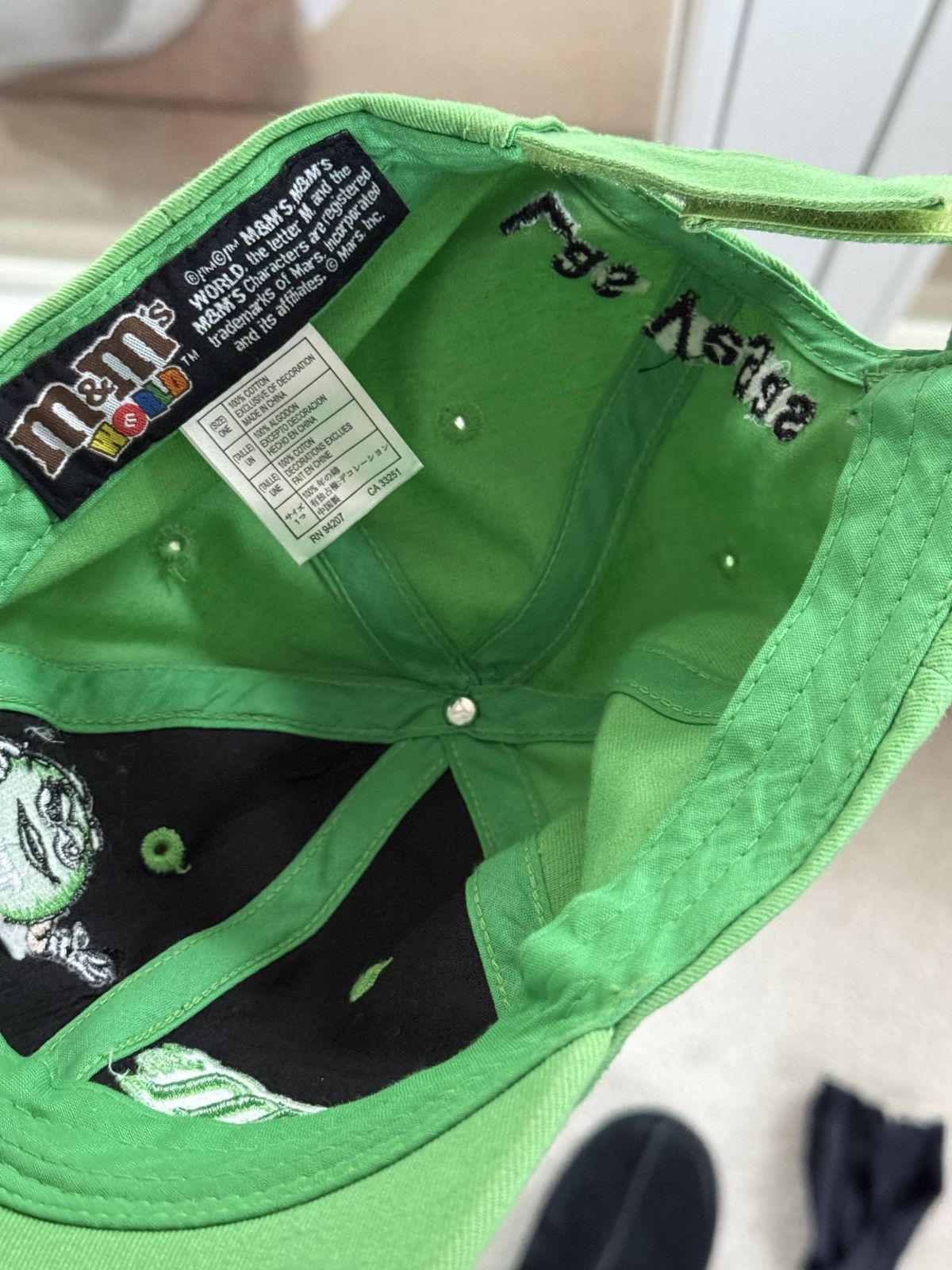 Vintage Sexy Green M&M Cap Size ONE SIZE - 4 Thumbnail