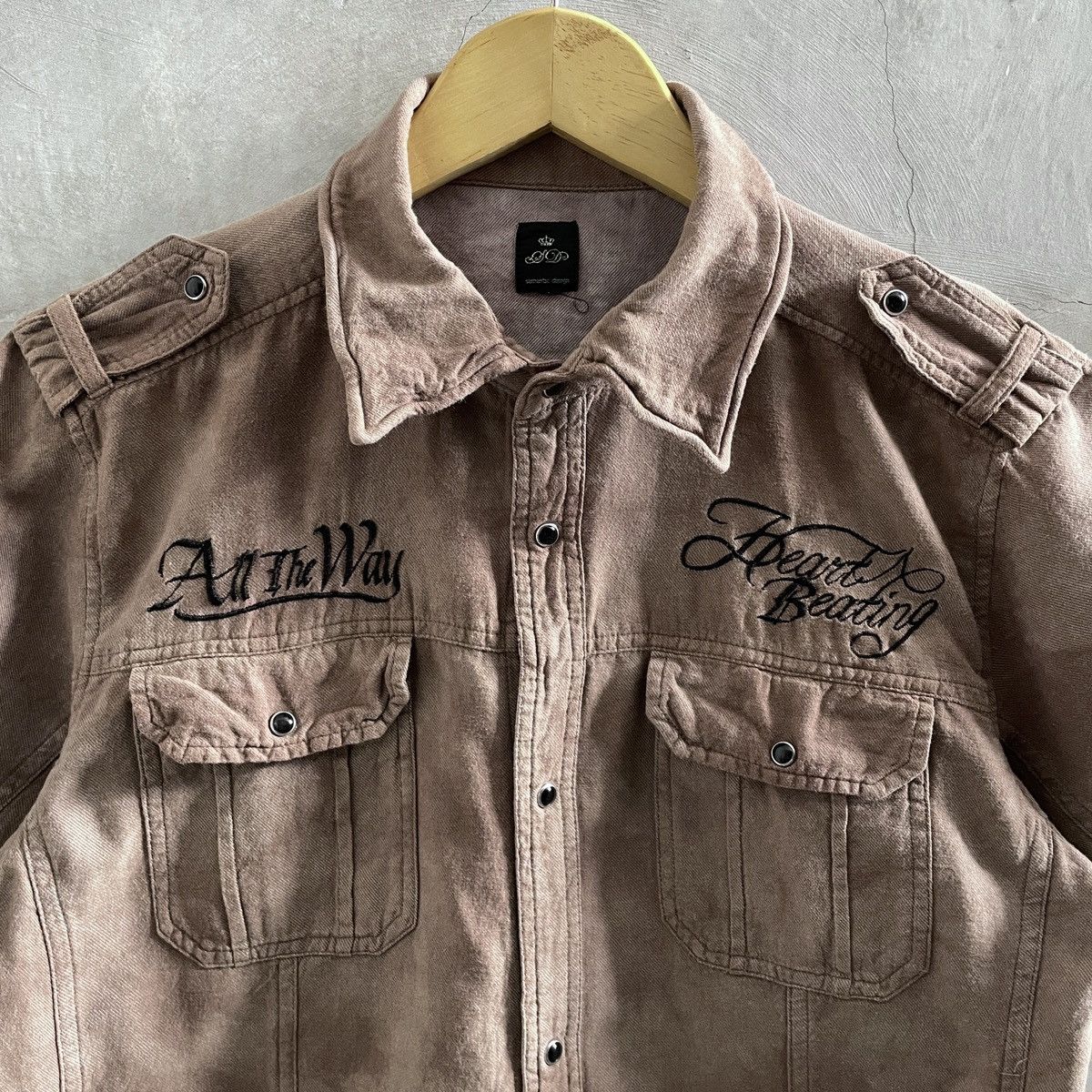 If Six Was Nine 🔥Semantic Design tie dye pattern embroidery shirt Size US L / EU 52-54 / 3 - 3 Thumbnail